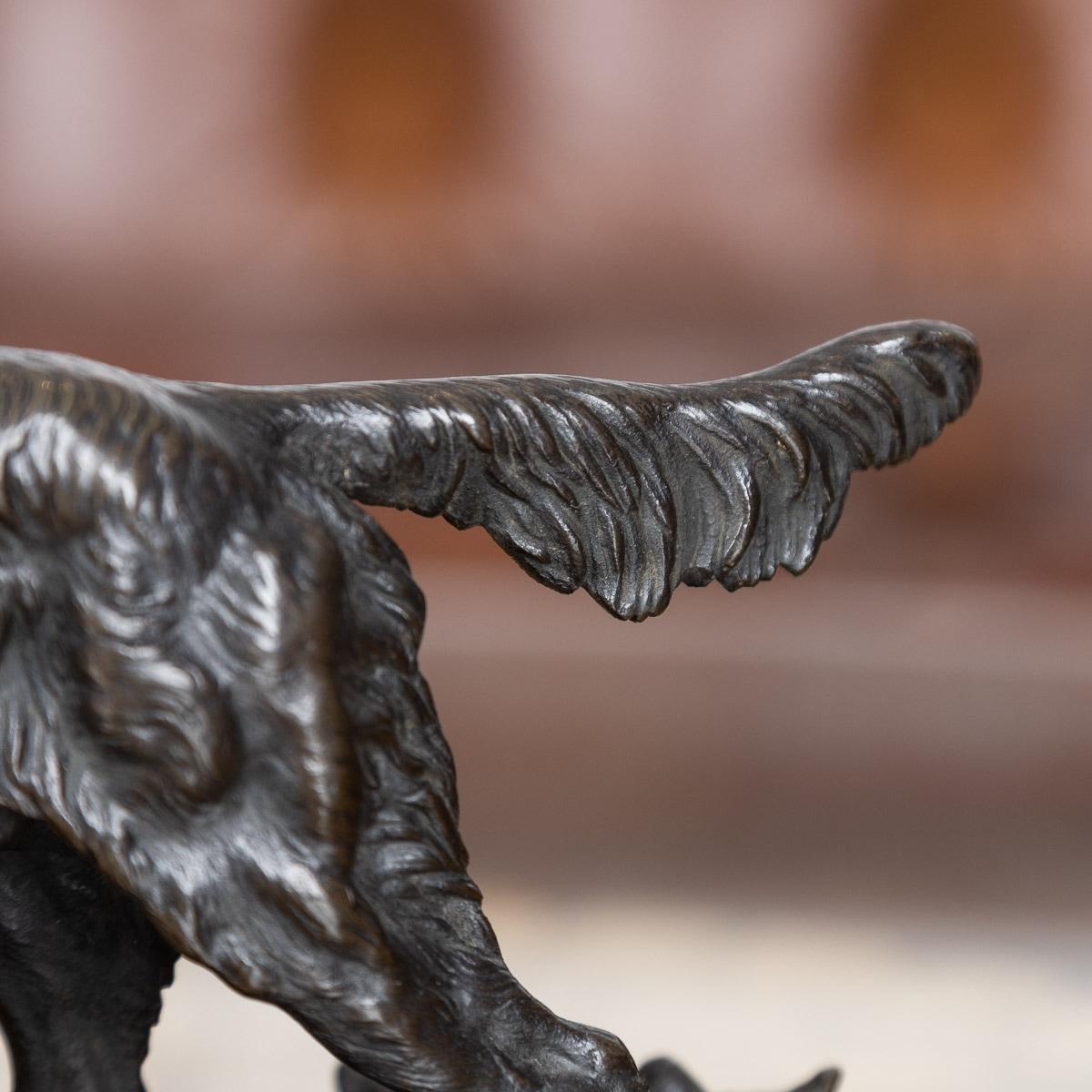Bronze français du 19ème siècle représentant un sertisseur avec une hare, Jules Moigniez, C.1835-1894 6