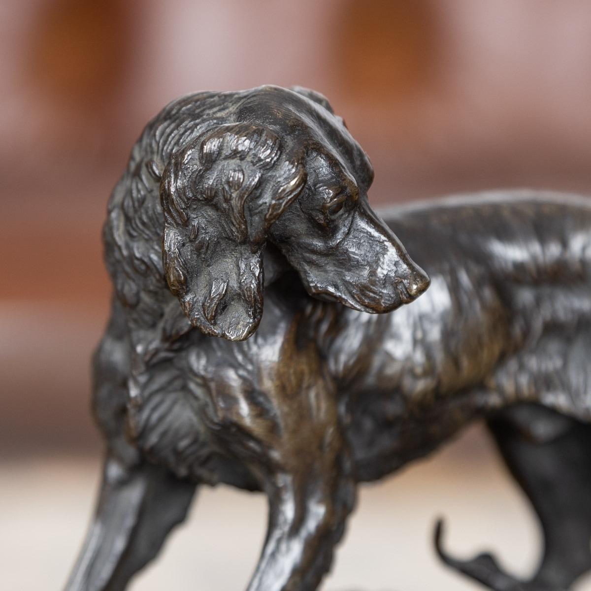 19th Century French Bronze of Setter with Hare, Jules Moigniez, C.1835-1894 2