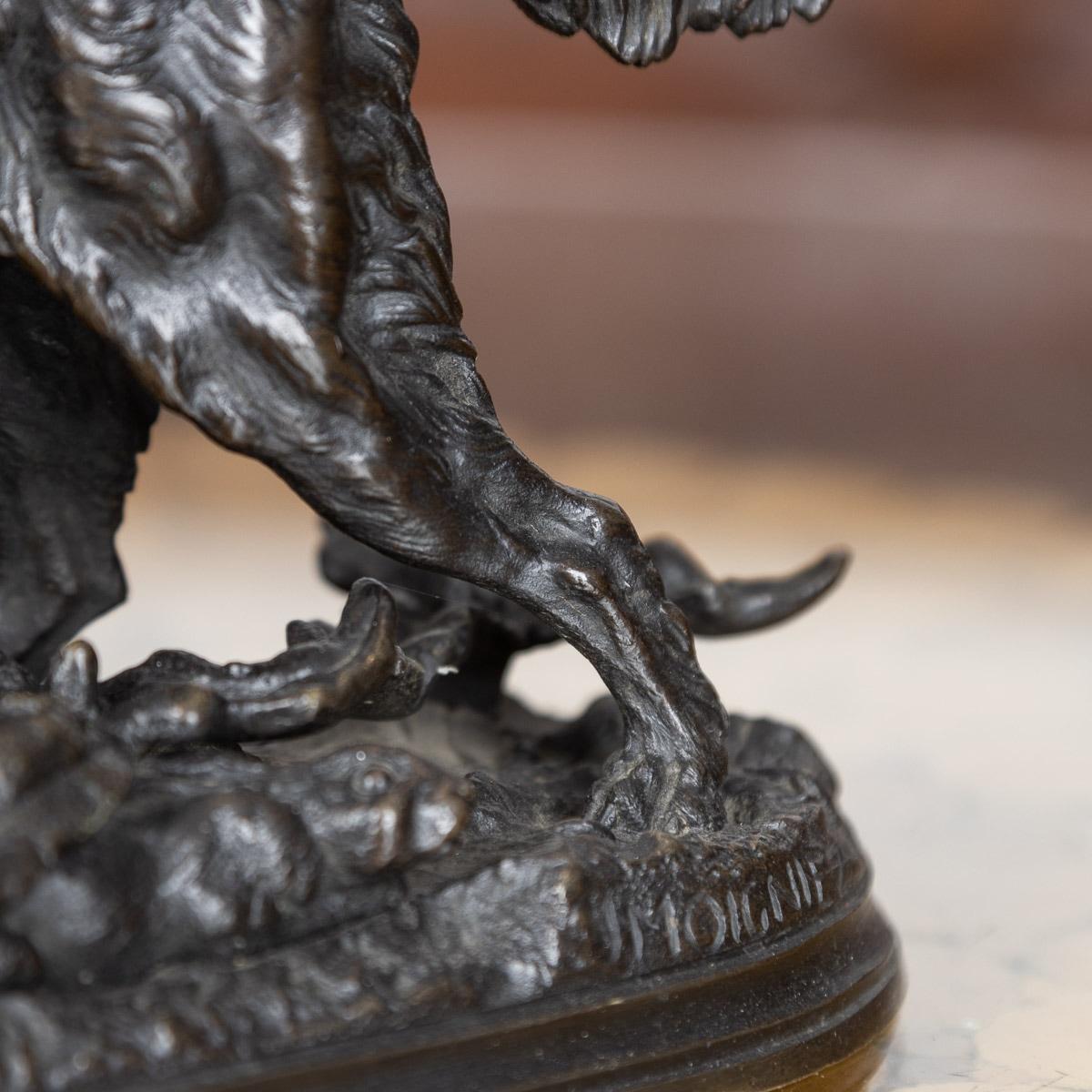 19th Century French Bronze of Setter with Hare, Jules Moigniez, C.1835-1894 For Sale 6