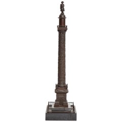 19th Century French, Bronze Place Vendome Column