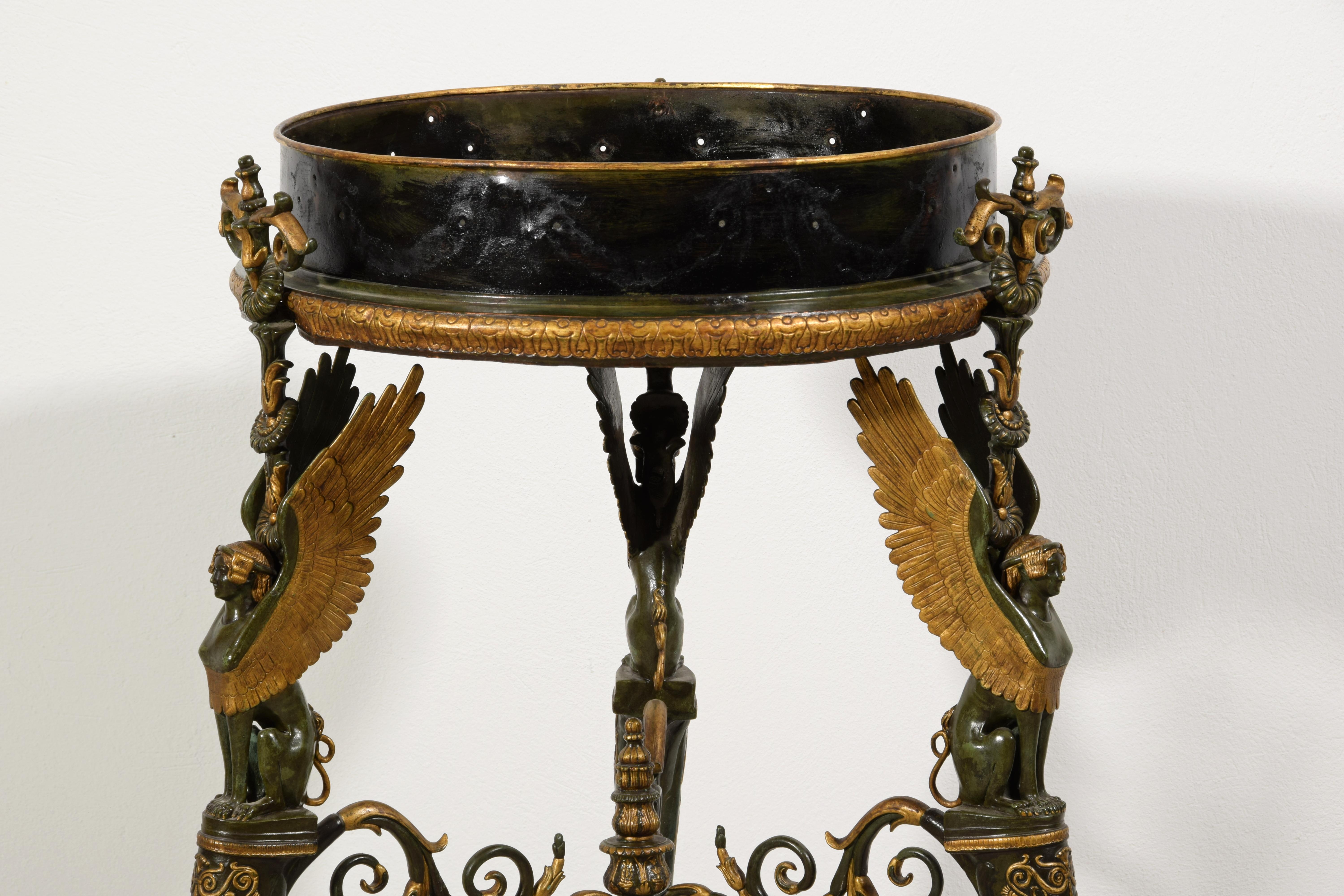 19th Century, French Bronze Planter or Gueridon For Sale 11
