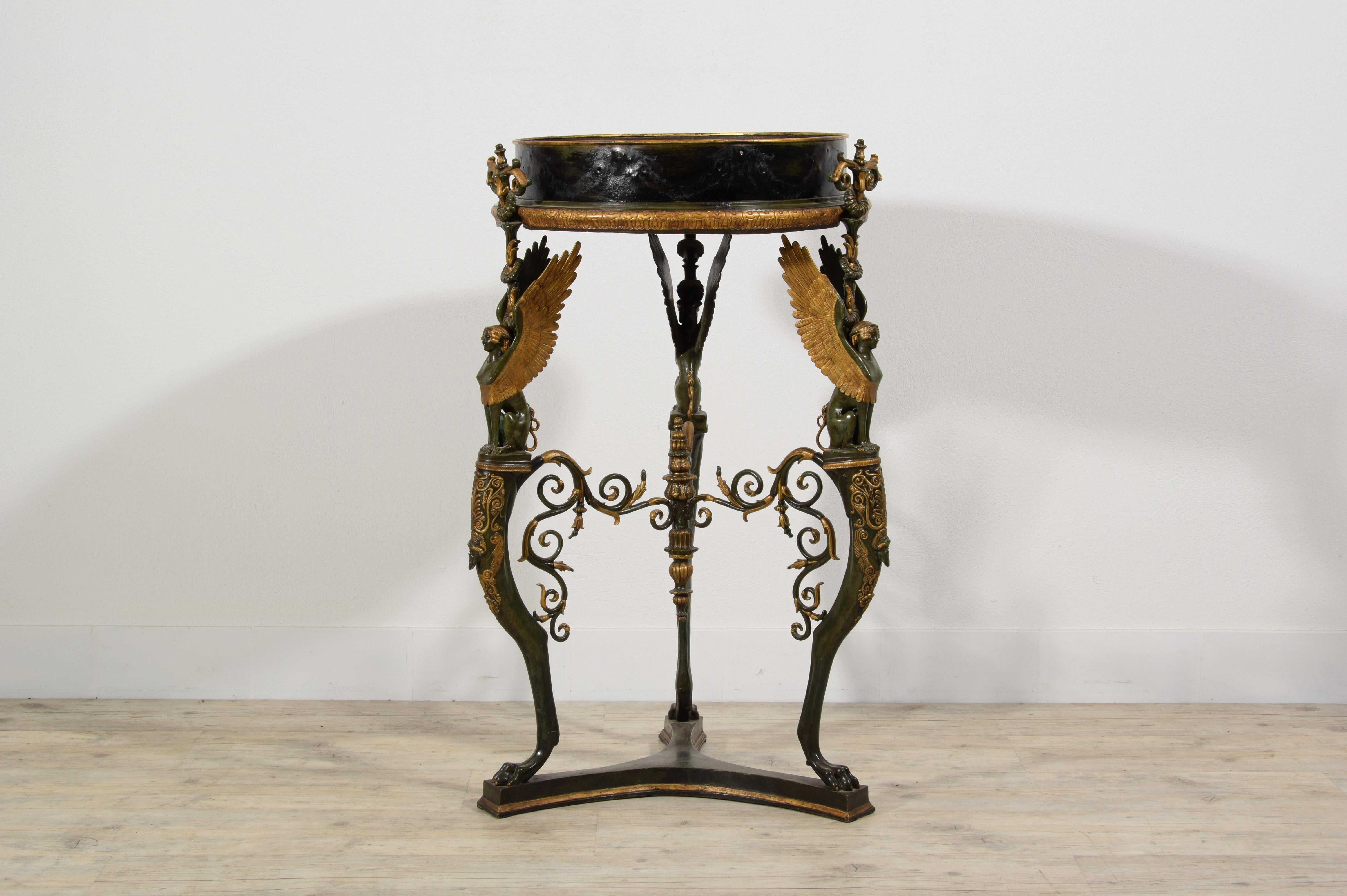 Louis XVI 19th Century, French Bronze Planter or Gueridon For Sale