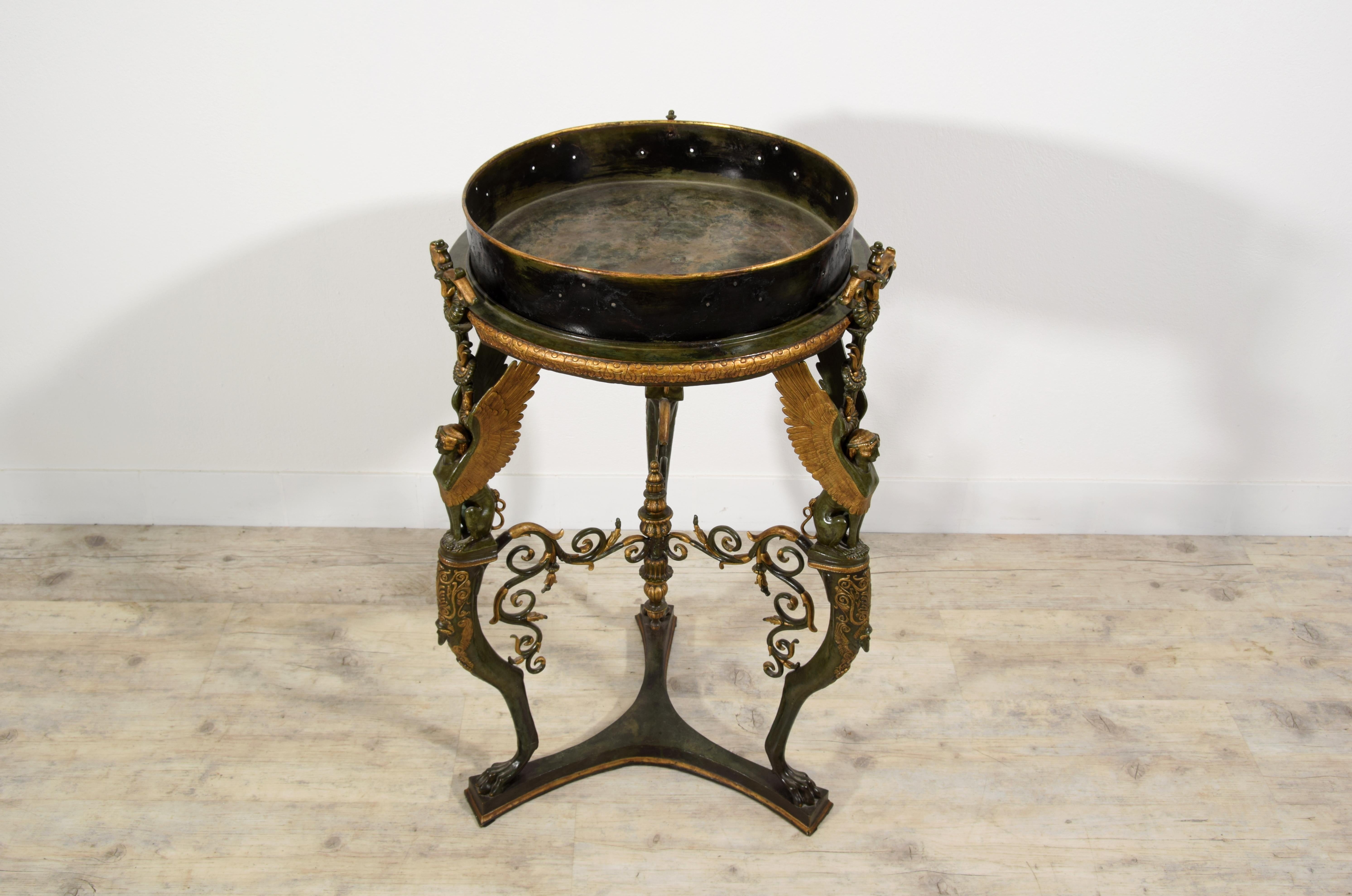 19th Century, French Bronze Planter or Gueridon For Sale 1