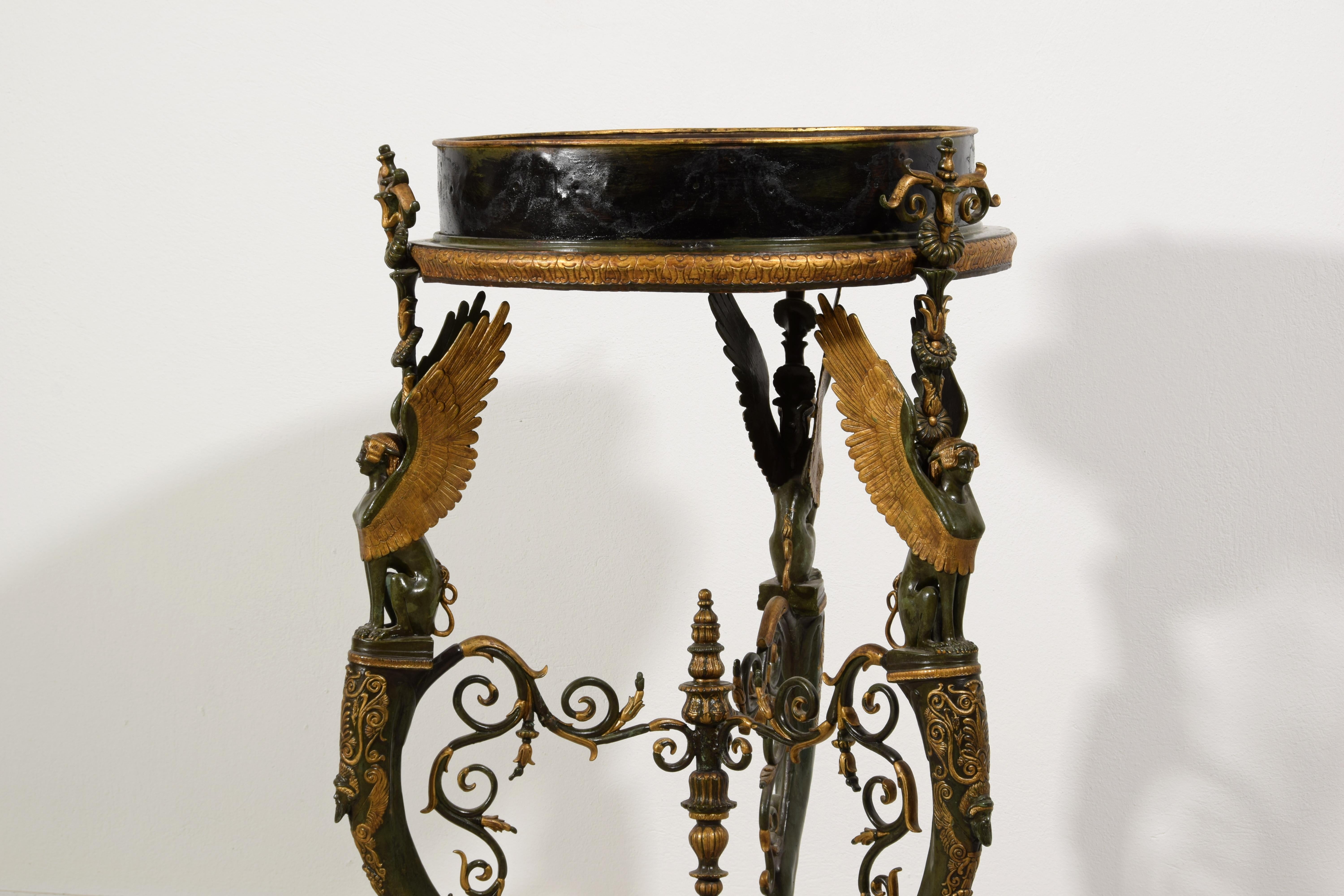 19th Century, French Bronze Planter or Gueridon For Sale 2