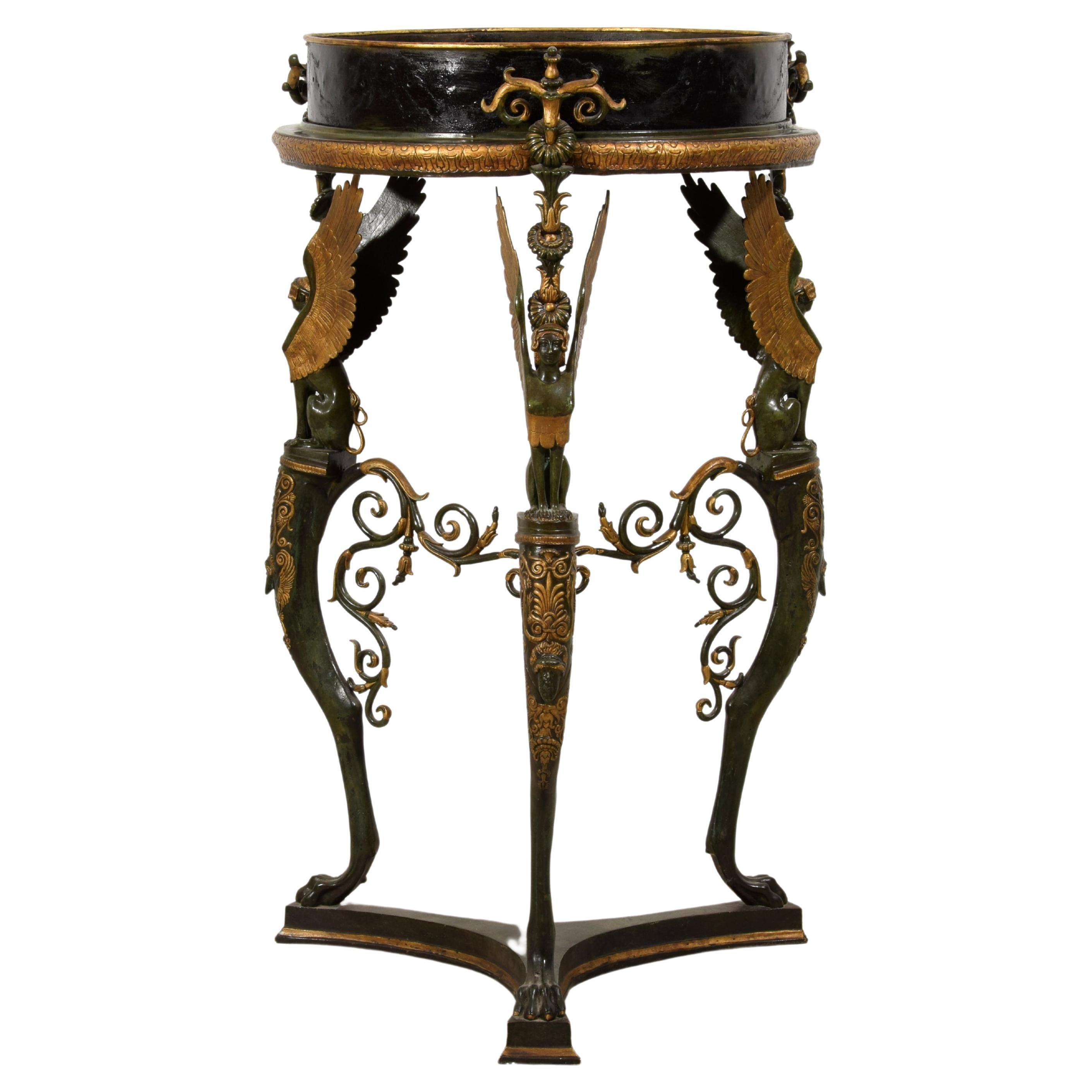 19th Century, French Bronze Planter or Gueridon For Sale