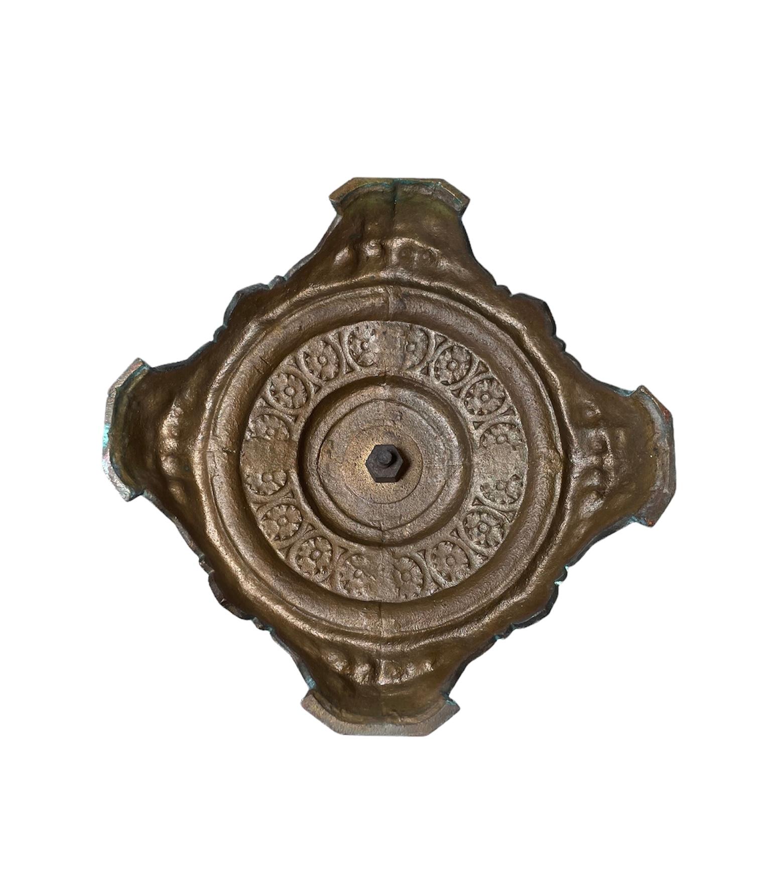 Lampe à huile française en porcelaine de bronze représentant un ouragan, XIXe siècle en vente 7