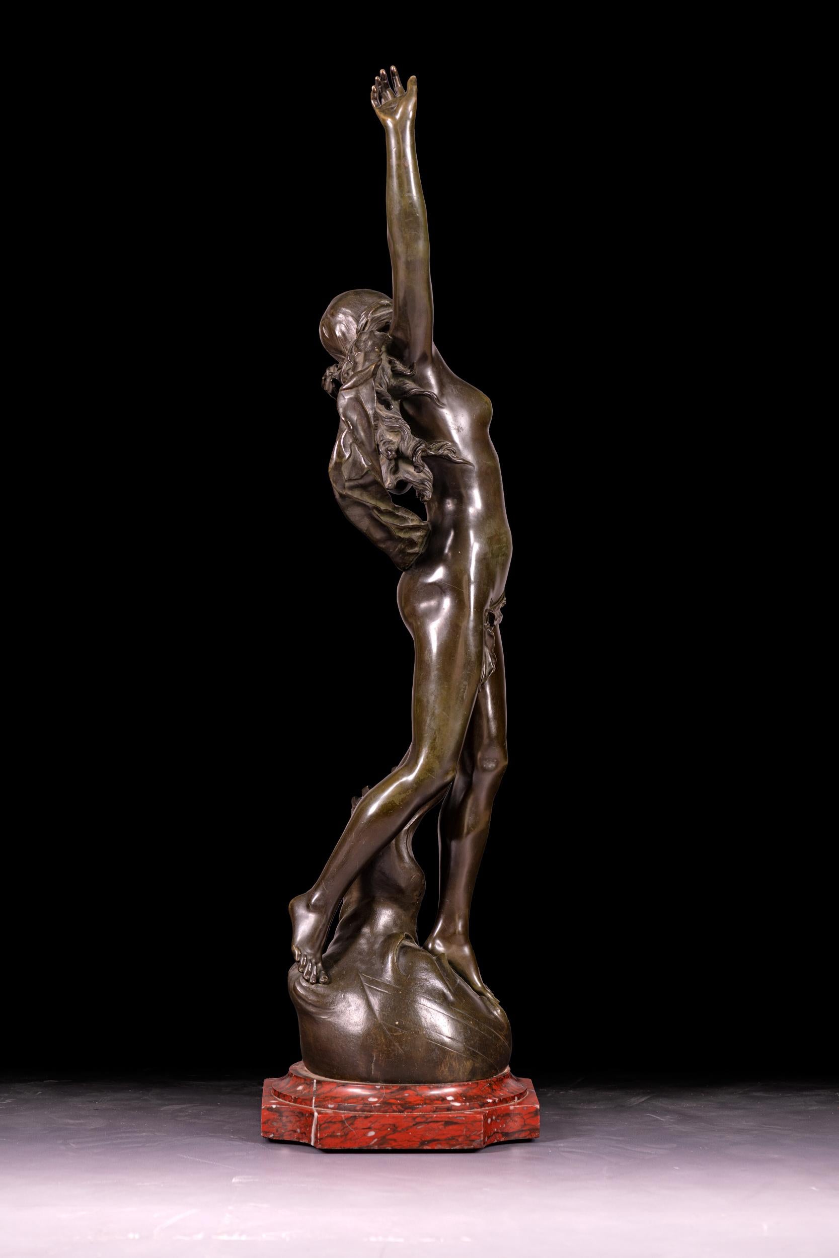 19th Century, French, Bronze Sculpture by Edouard Drouot In Excellent Condition In Dublin, IE