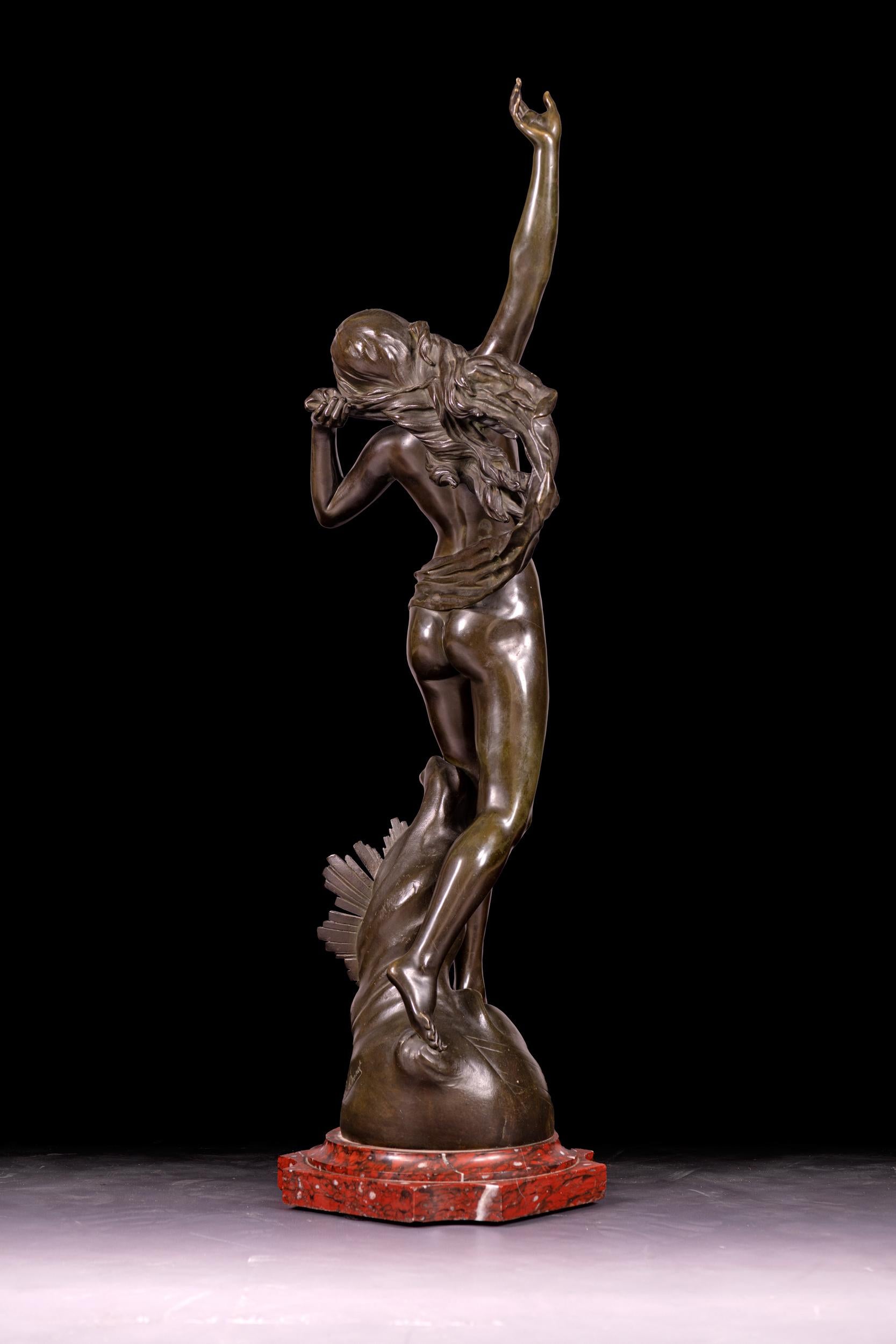 19th Century, French, Bronze Sculpture by Edouard Drouot 1