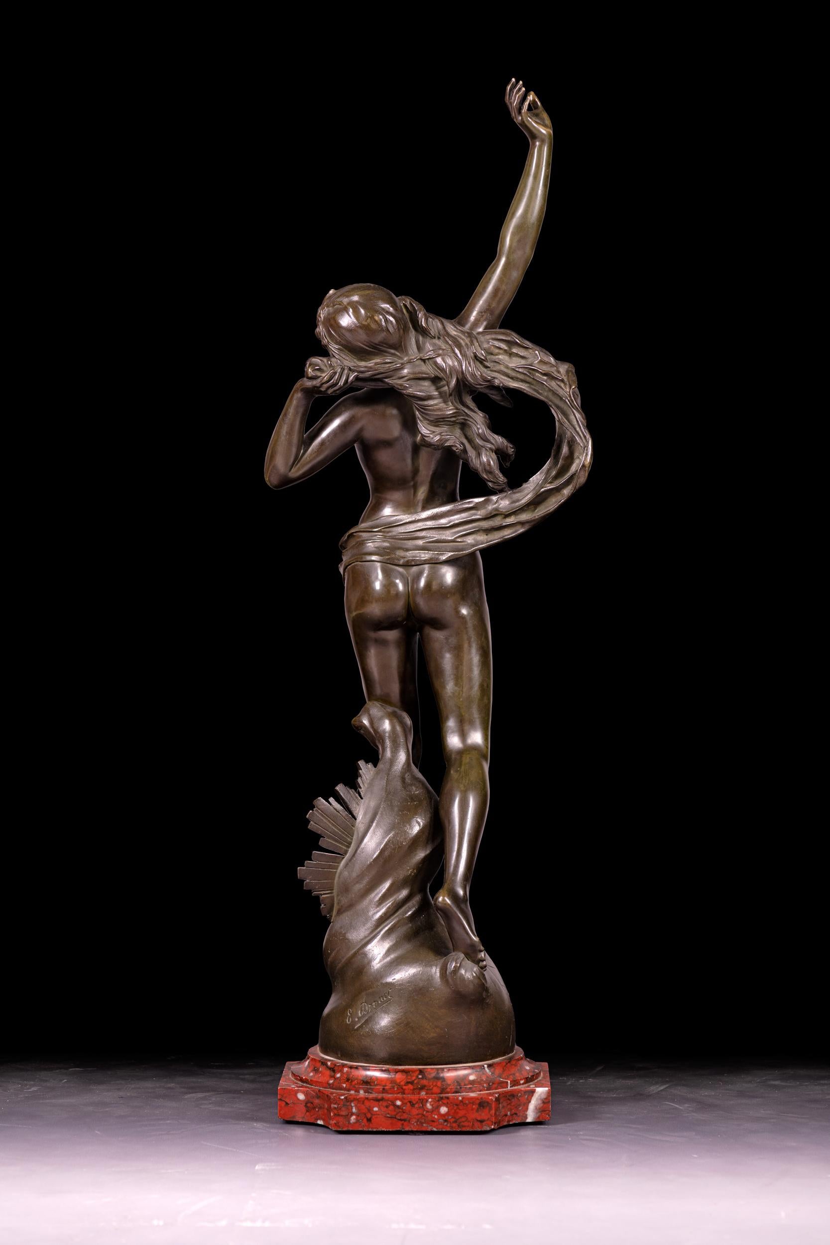 19th Century, French, Bronze Sculpture by Edouard Drouot 2
