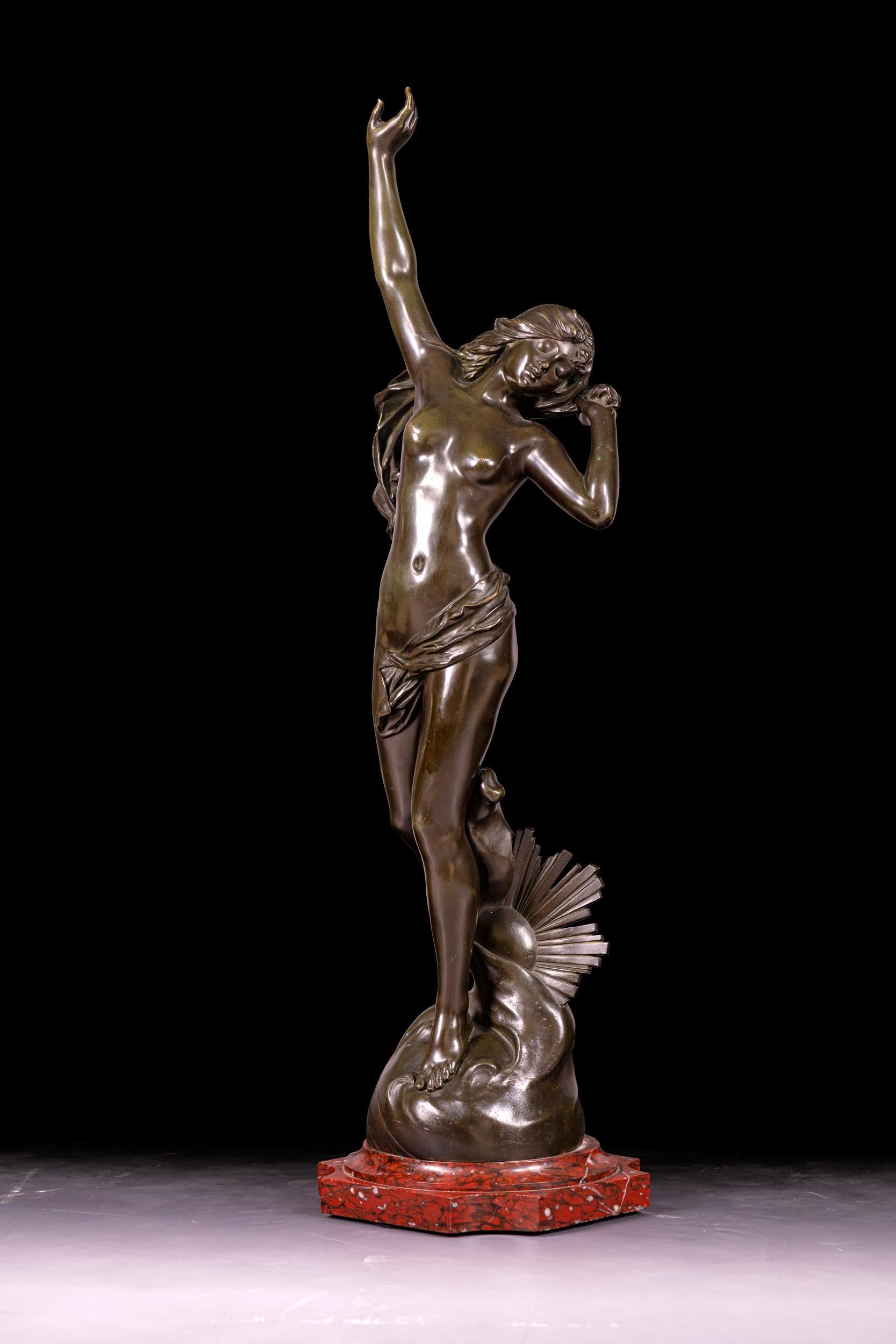 19th Century, French, Bronze Sculpture by Edouard Drouot 5