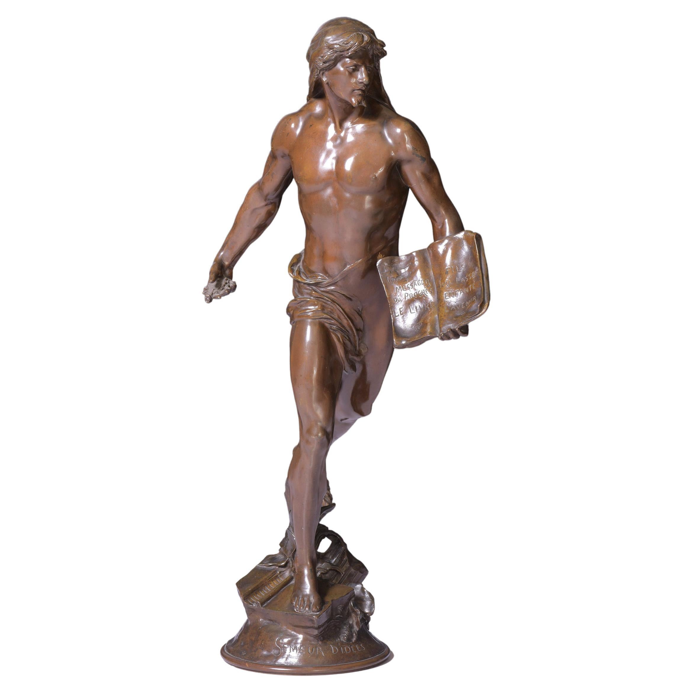19th Century French Bronze Sculpture by Sculptor E. Picault