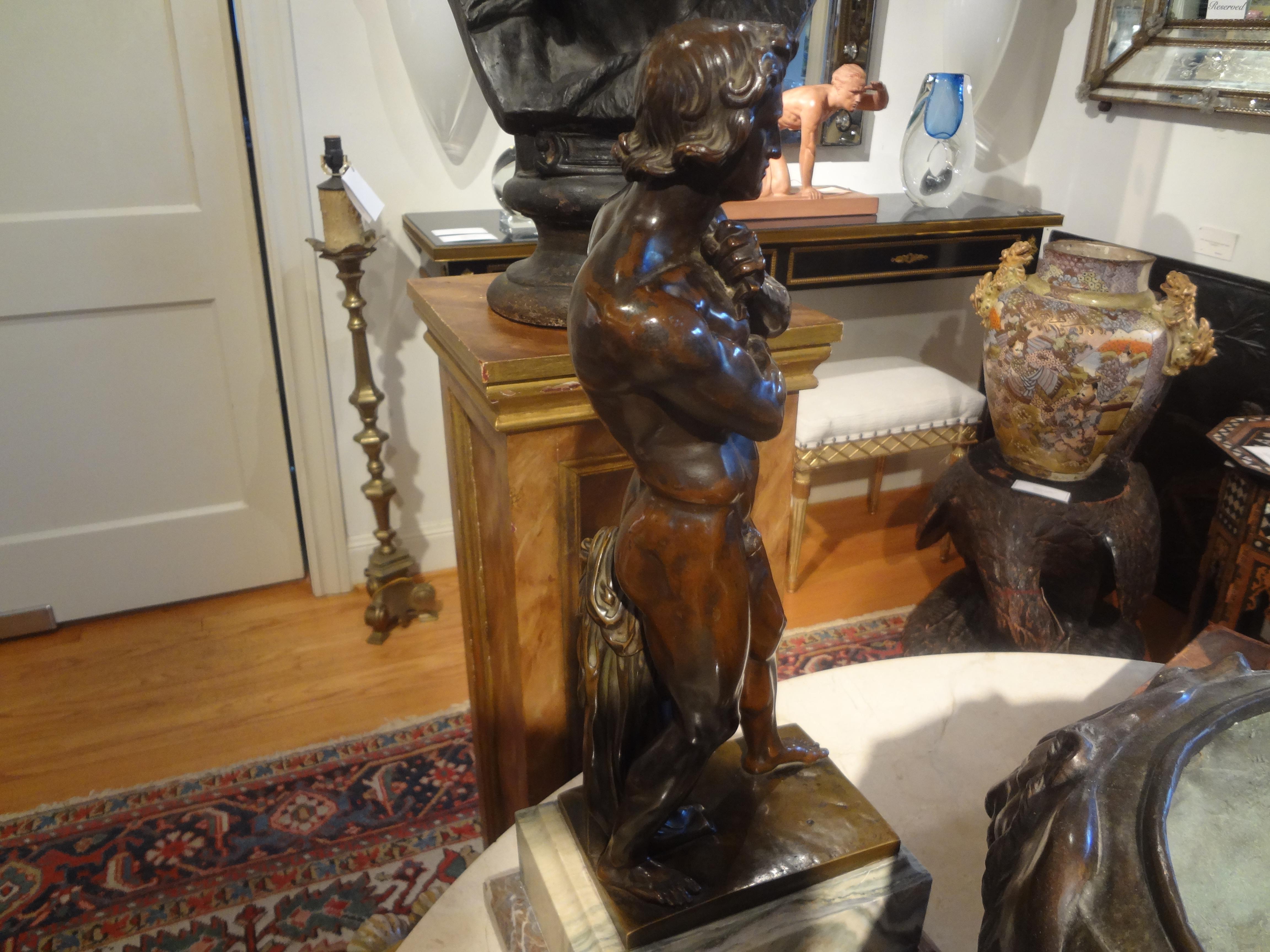 Sculpture française du XIXe siècle en bronze en vente 4