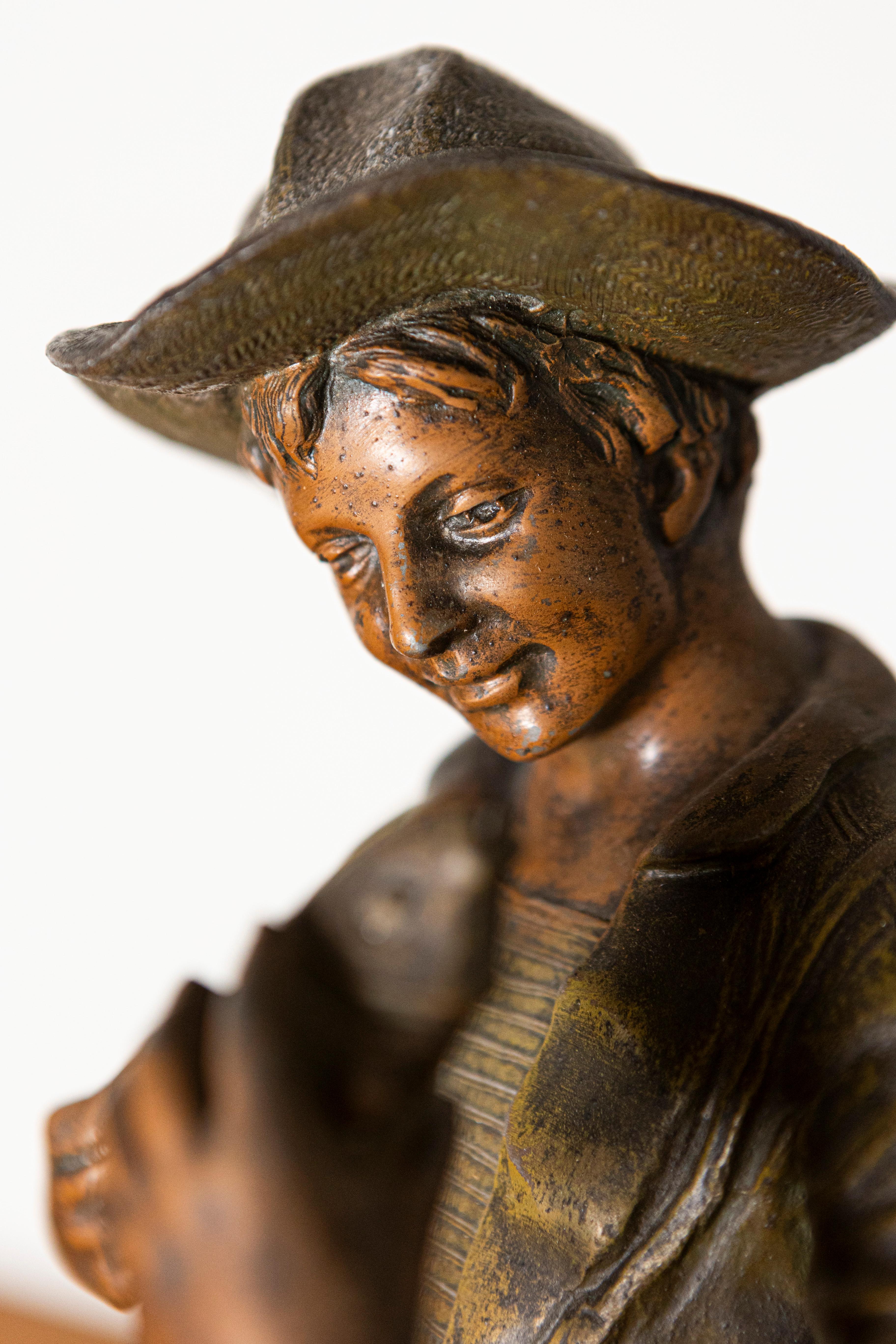 Italiano Scultura in bronzo francese del XIX secolo in vendita