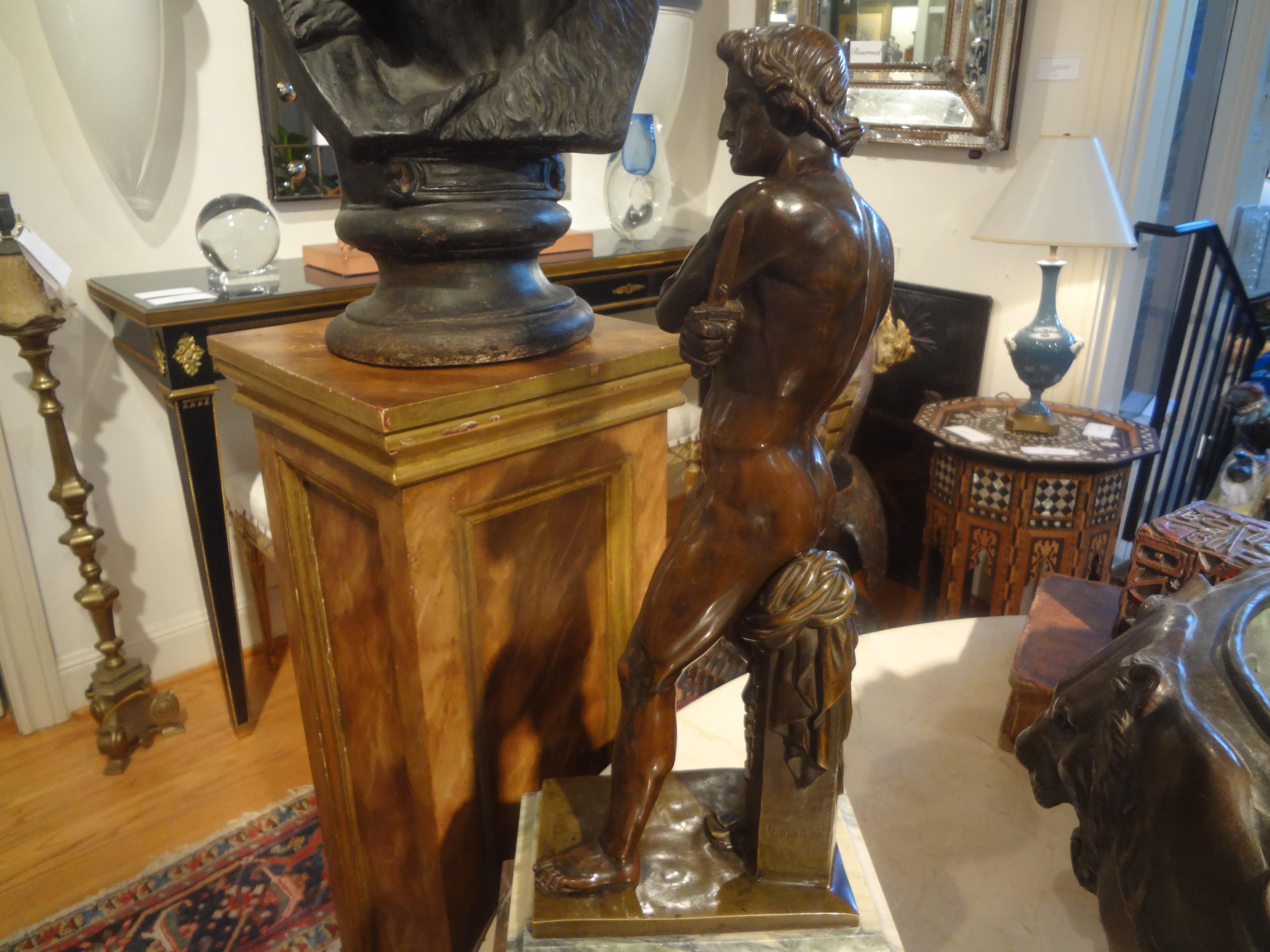 19th Century French Bronze Sculpture For Sale 3