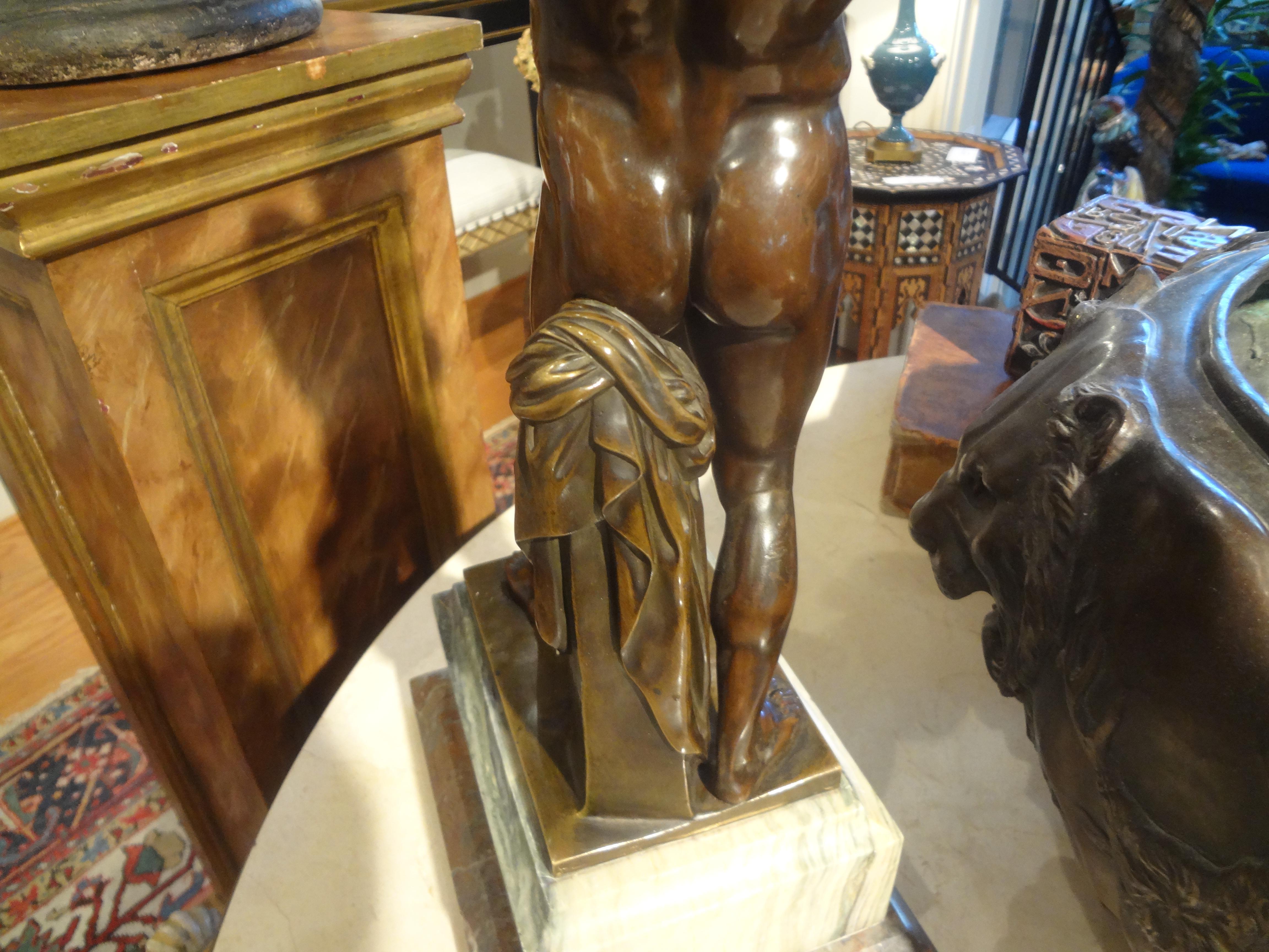 Sculpture française du XIXe siècle en bronze en vente 2