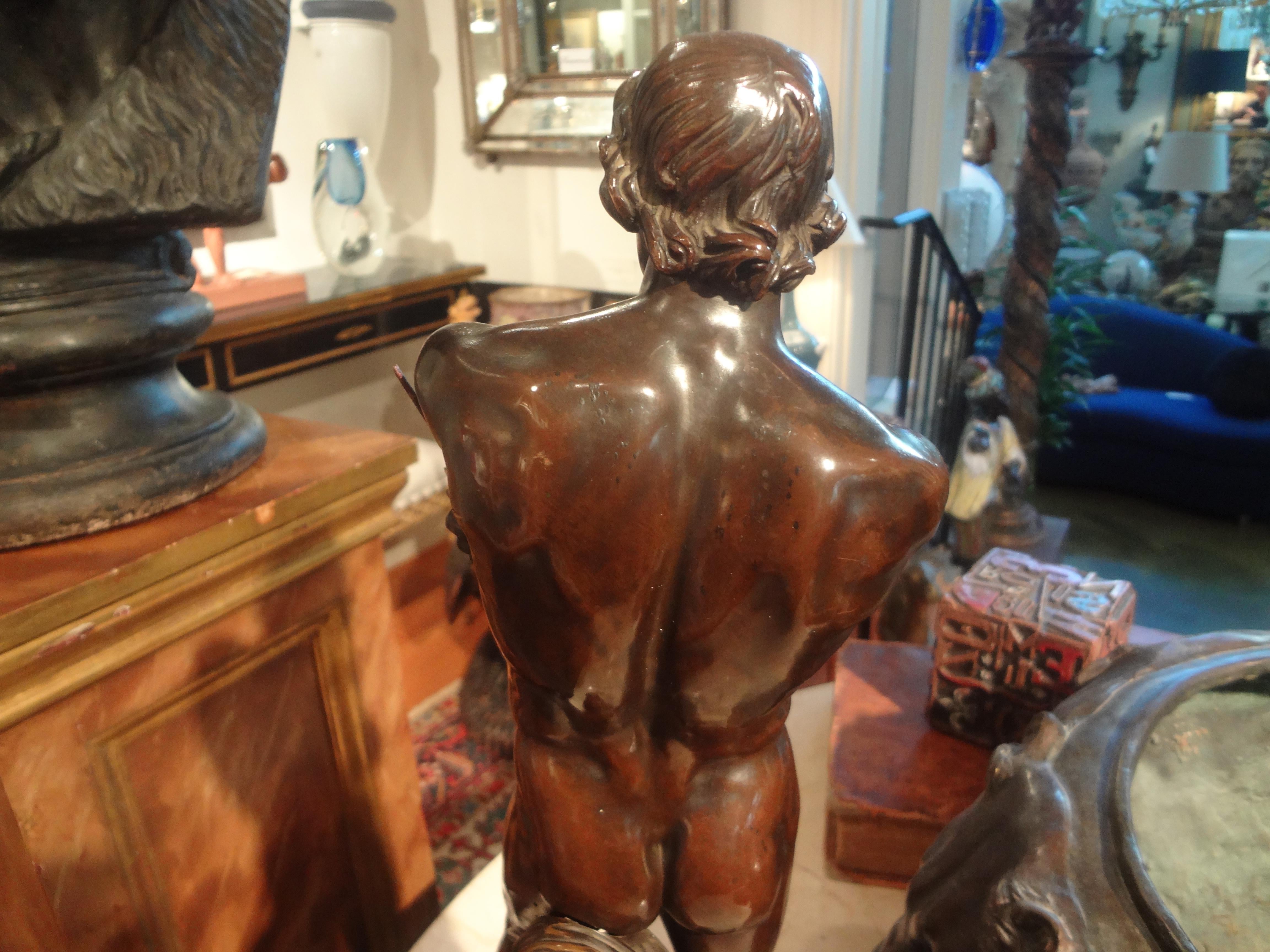 Sculpture française du XIXe siècle en bronze en vente 3