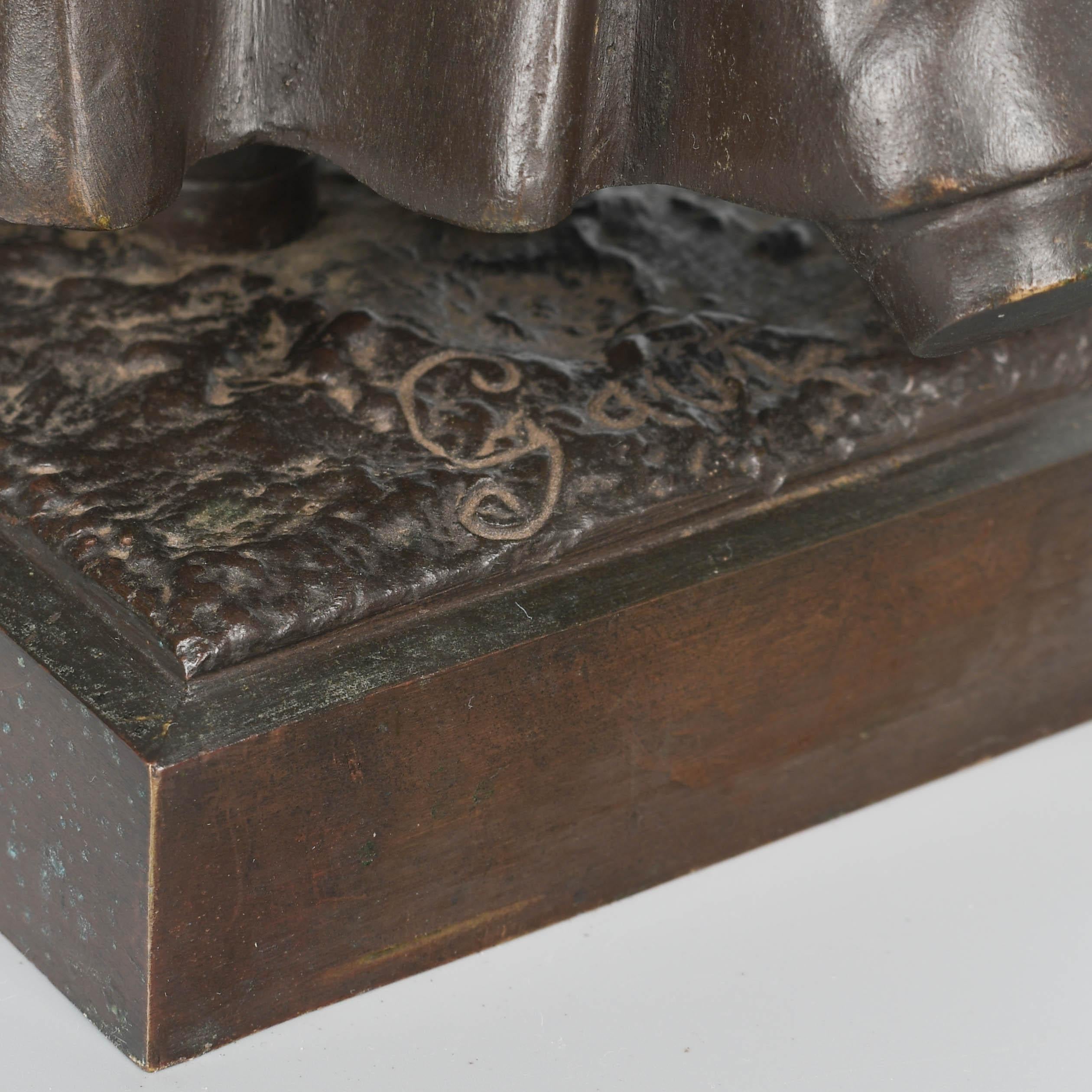 Sculpture française d'un prêtre du 19ème siècle en vente 4