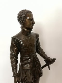 19th Century French Bronze Sculputre of Child Henri IV