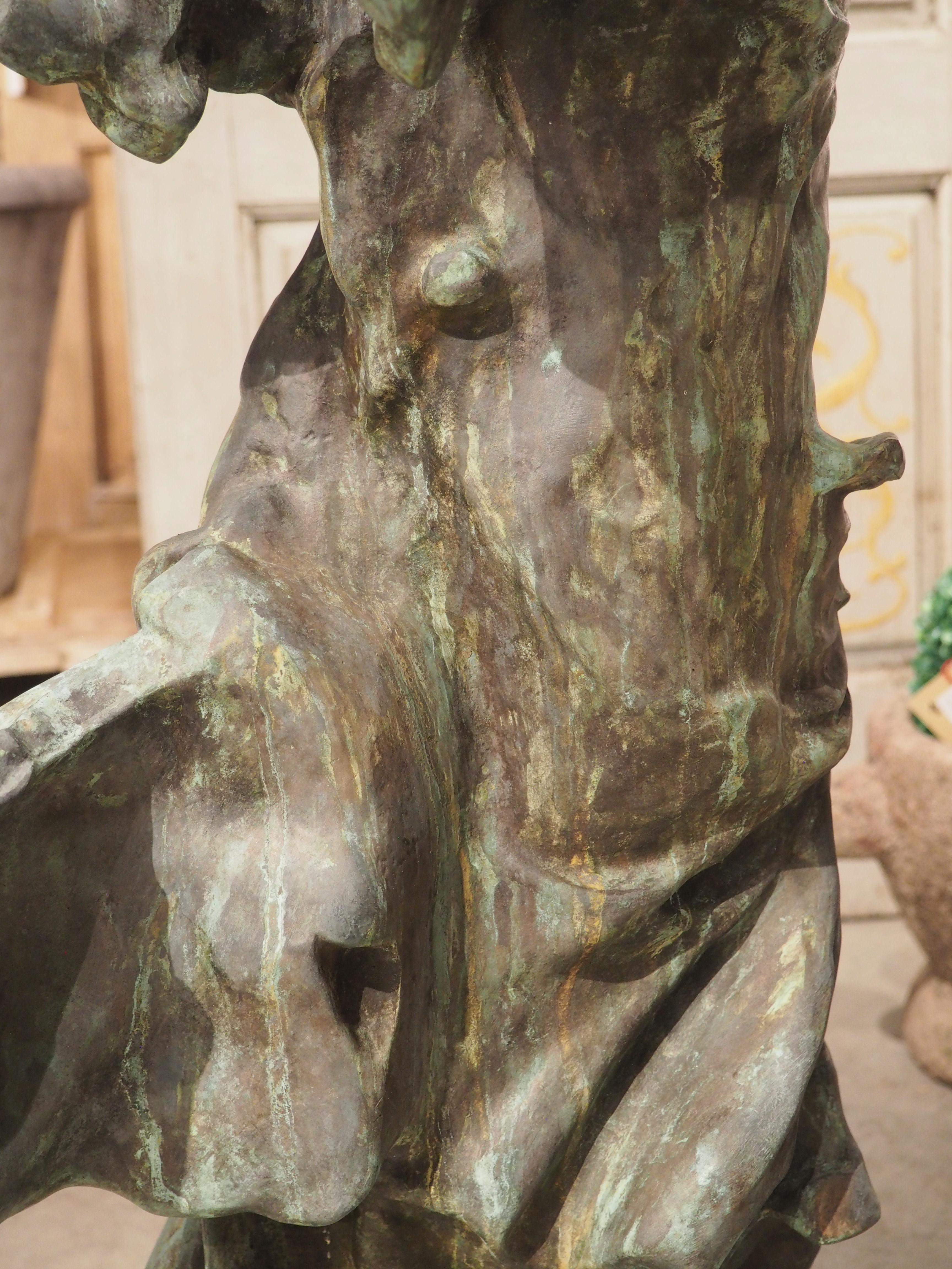 19th Century French Bronze Statue, La Victoire de Samothrace 2