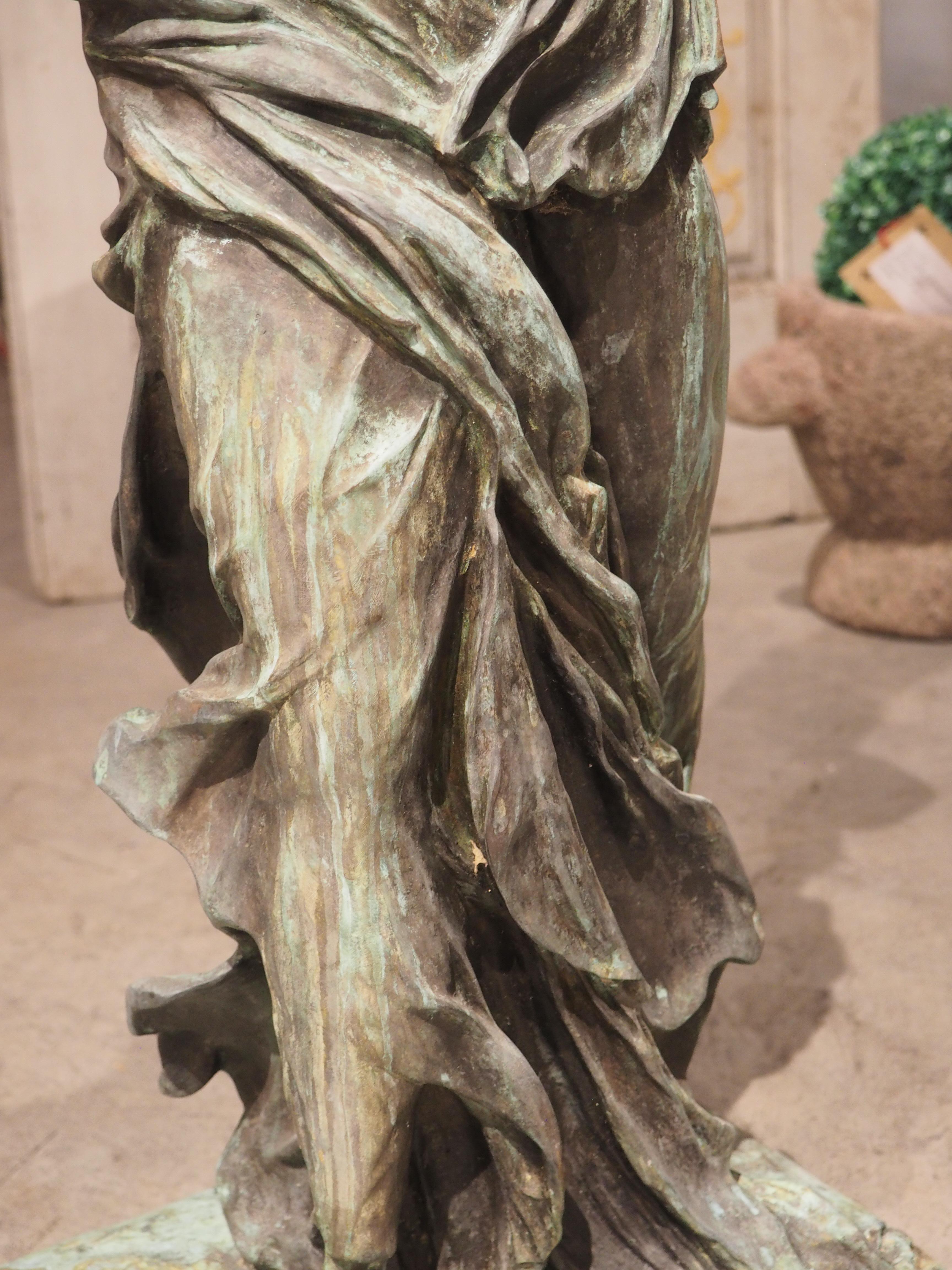 19th Century French Bronze Statue, La Victoire de Samothrace 9