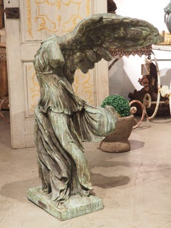 19th Century French Bronze Statue, La Victoire de Samothrace