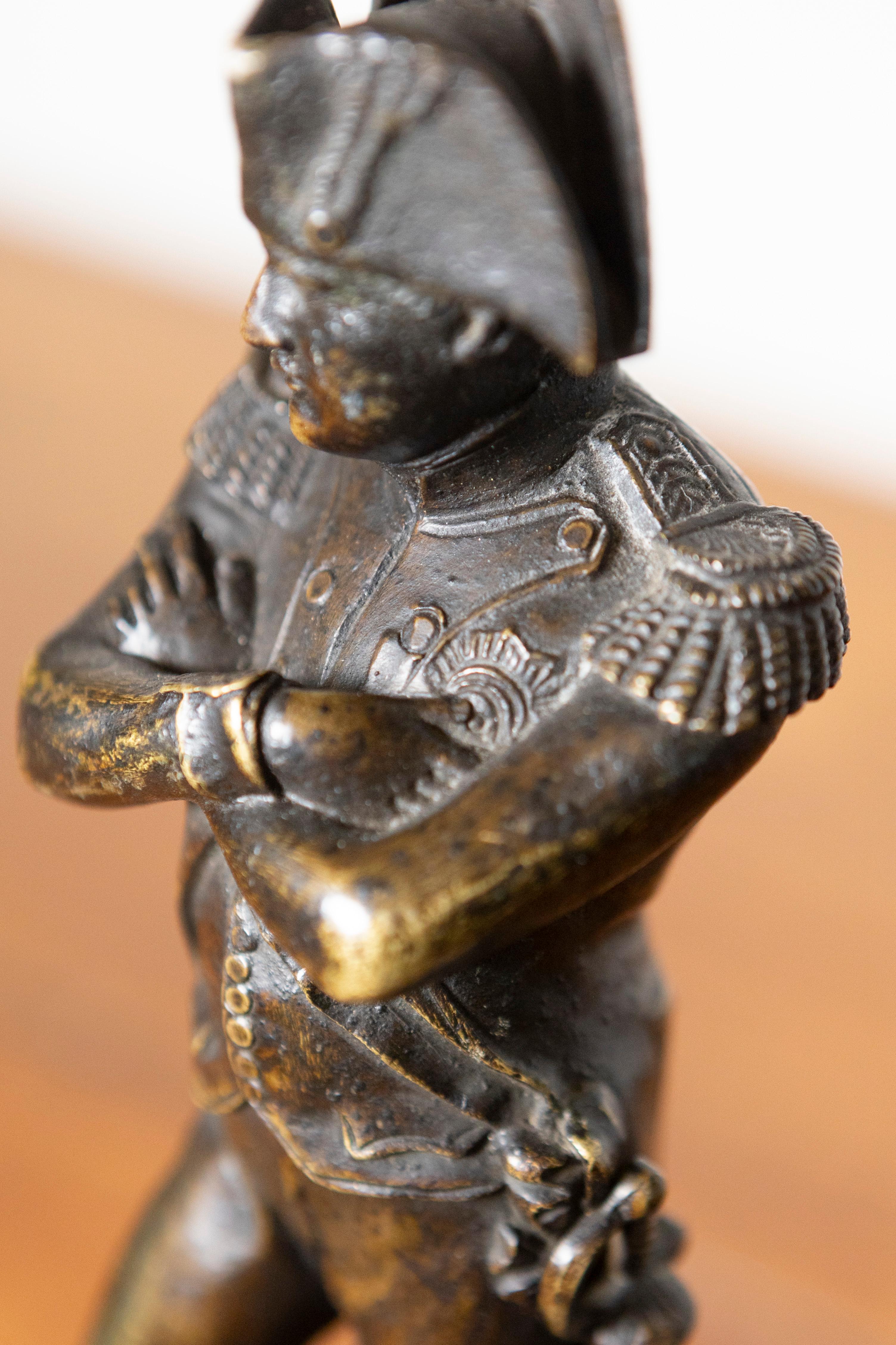 Francese Statuetta in bronzo francese di Napoleone Bonaparte del XIX secolo in vendita