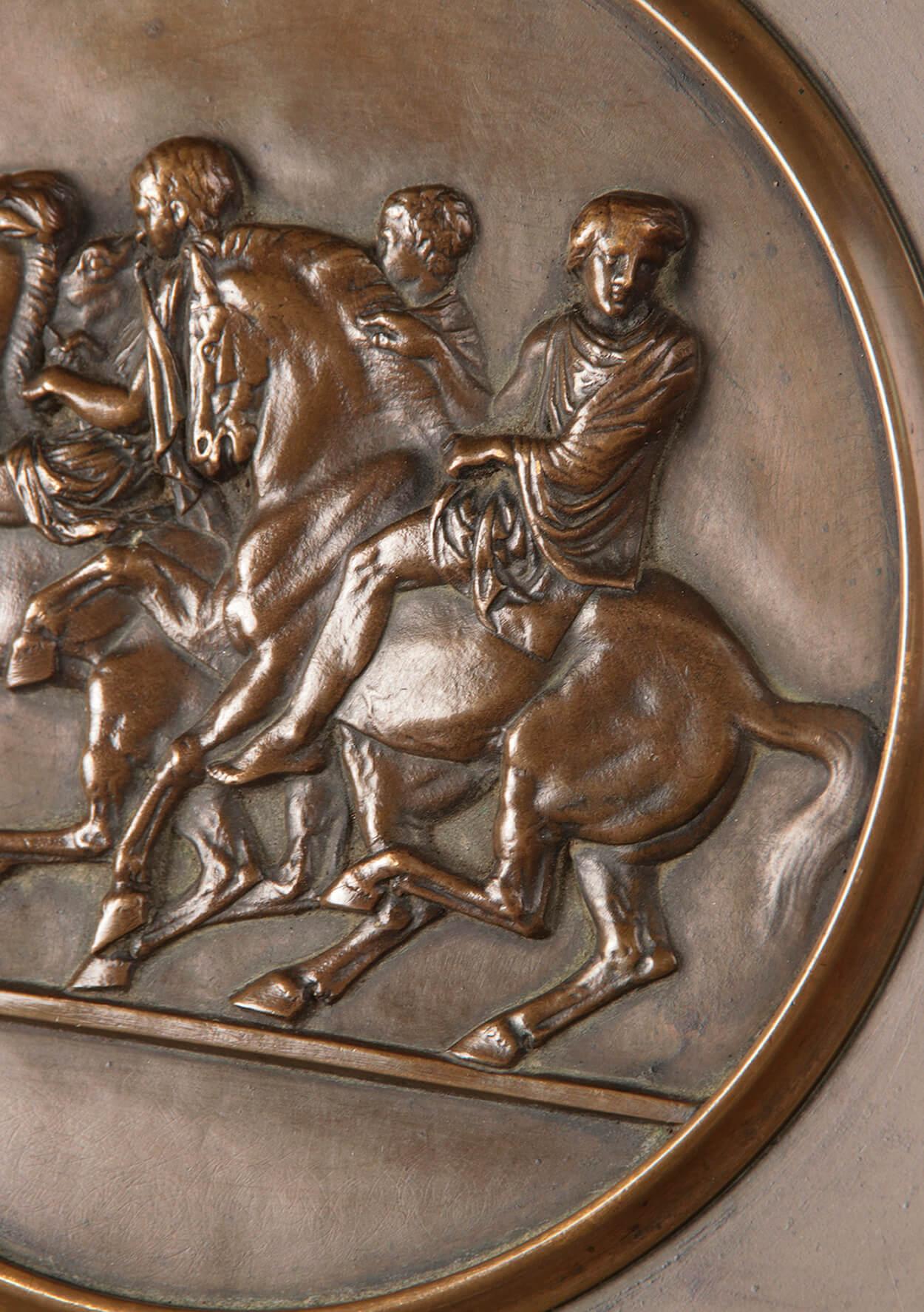 Piatto da portata francese in bronzo del XIX secolo di Ferdinand Barbedienne in vendita 2