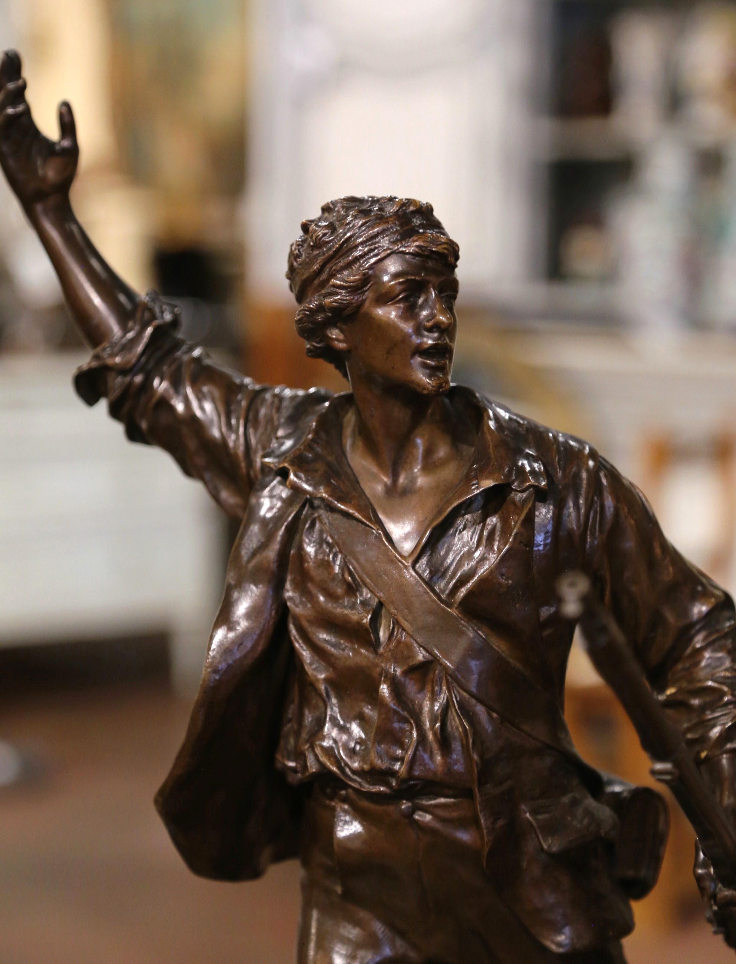 Hand-Crafted 19th Century French Bronze 