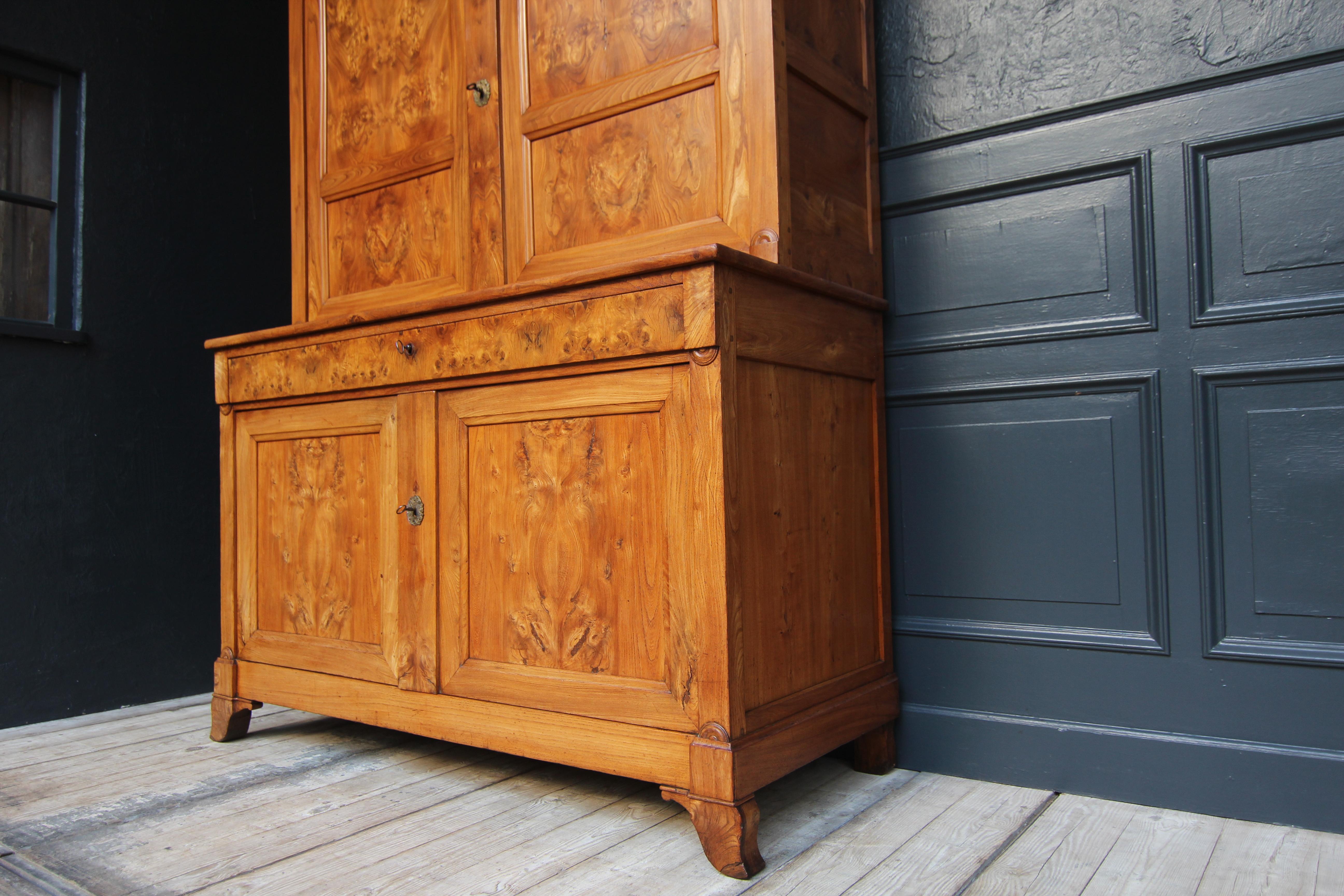 19th Century French Buffet à deux corps in Ash Wood 7