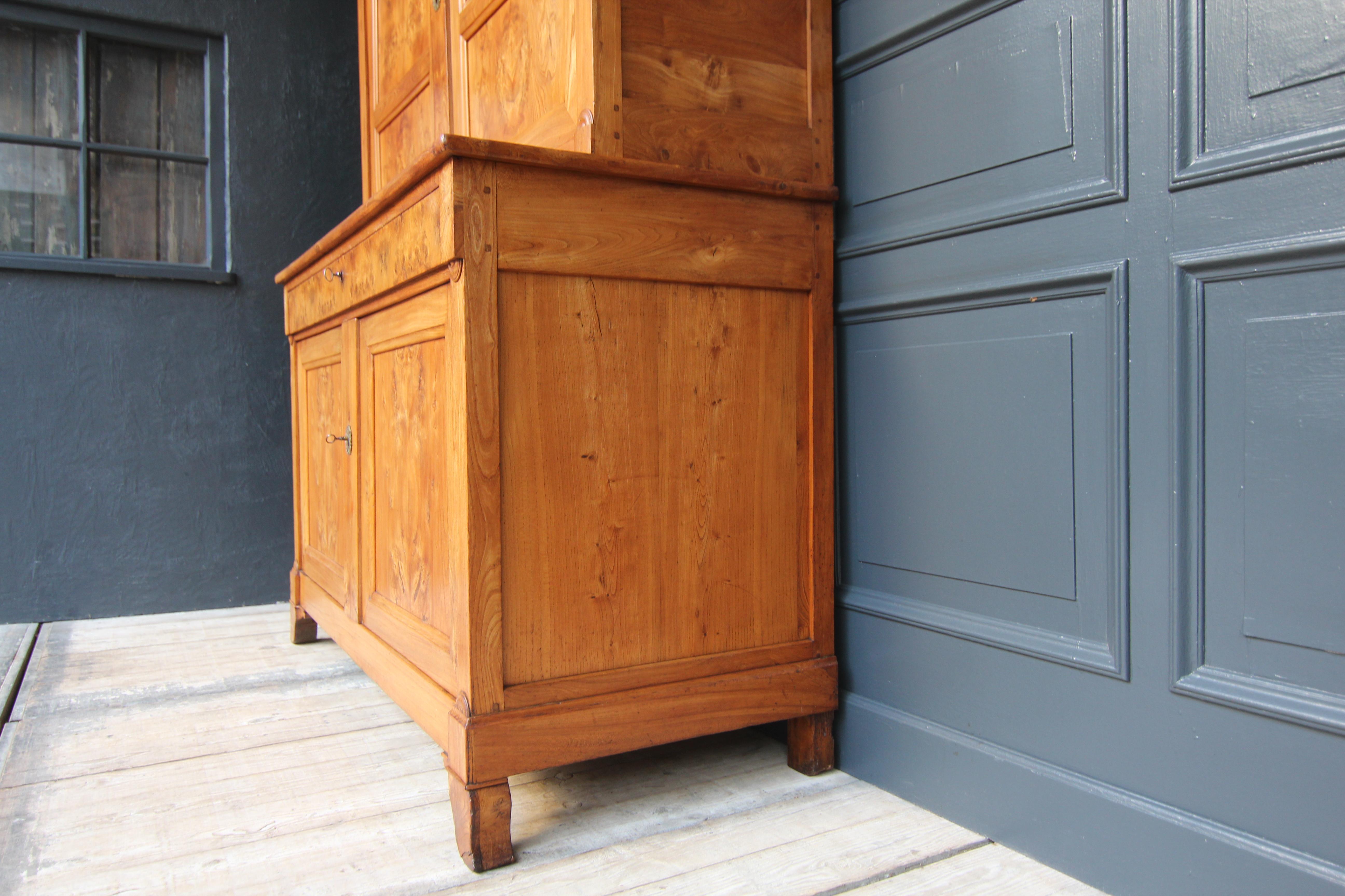 19th Century French Buffet à deux corps in Ash Wood 14
