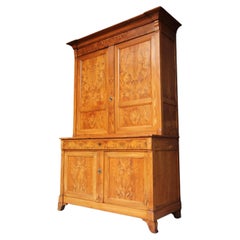 19th Century French Buffet à deux corps in Ash Wood