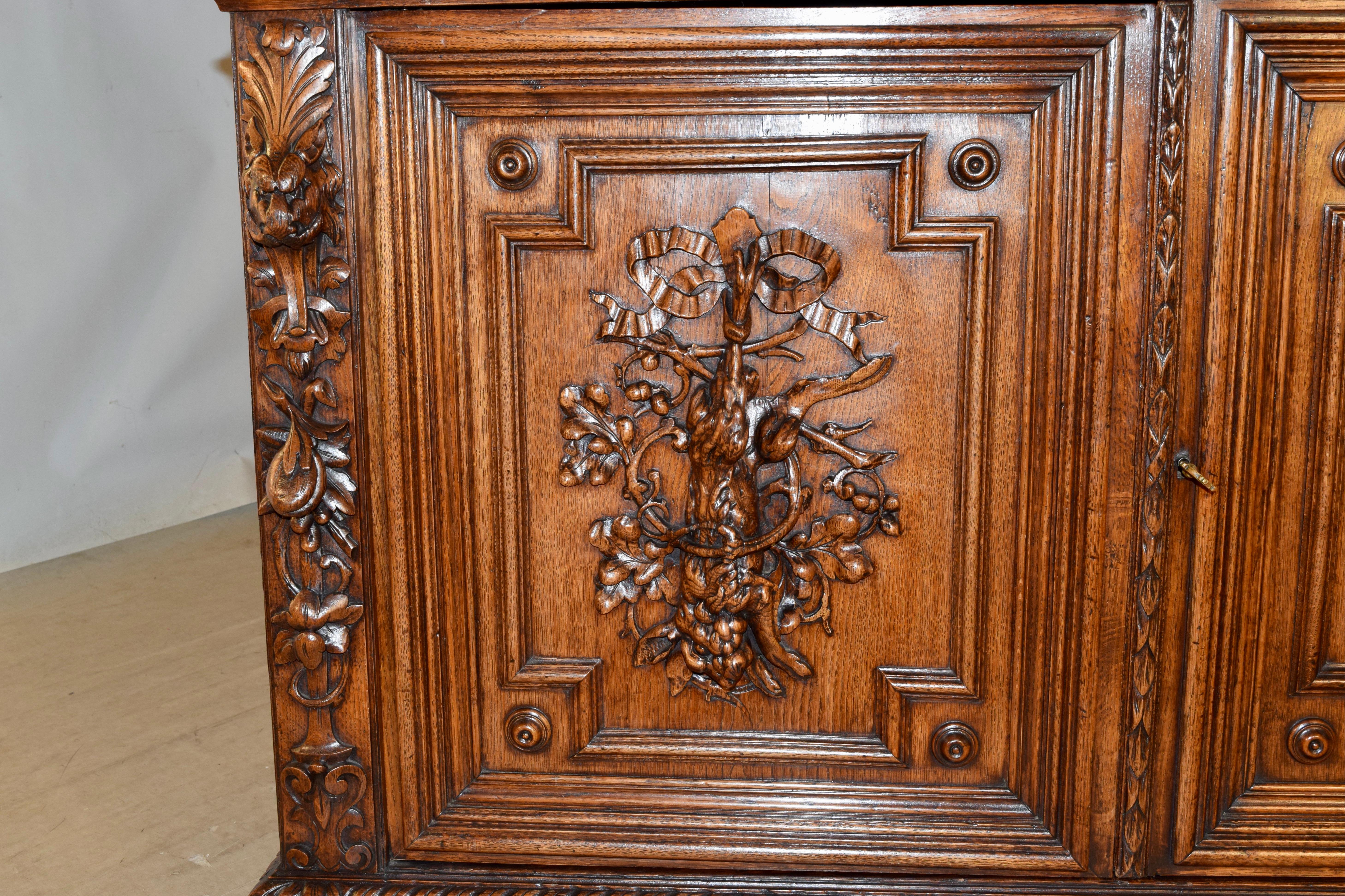 Buffet francese del XIX secolo Deux Corps in vendita 1