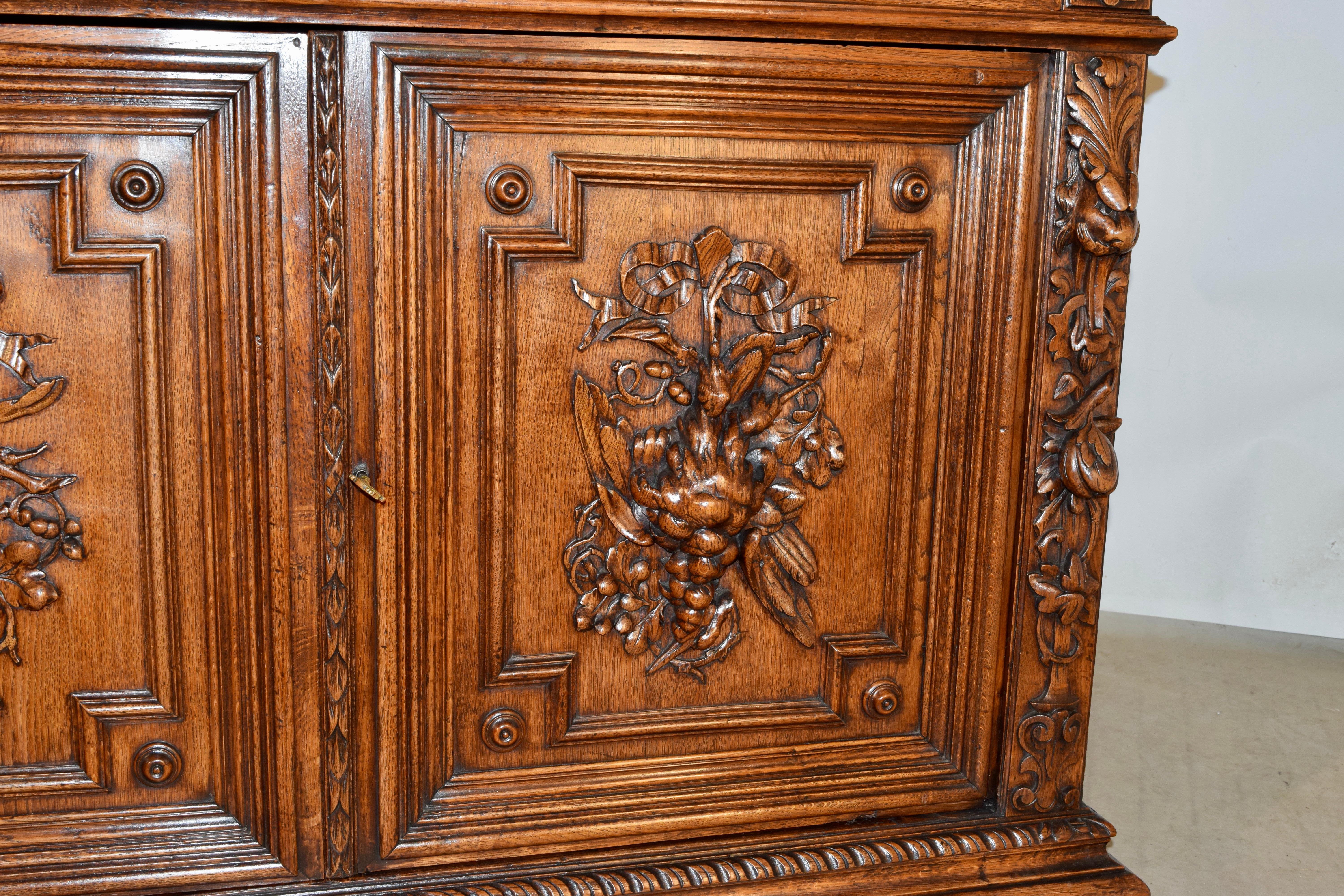 Buffet francese del XIX secolo Deux Corps in vendita 2