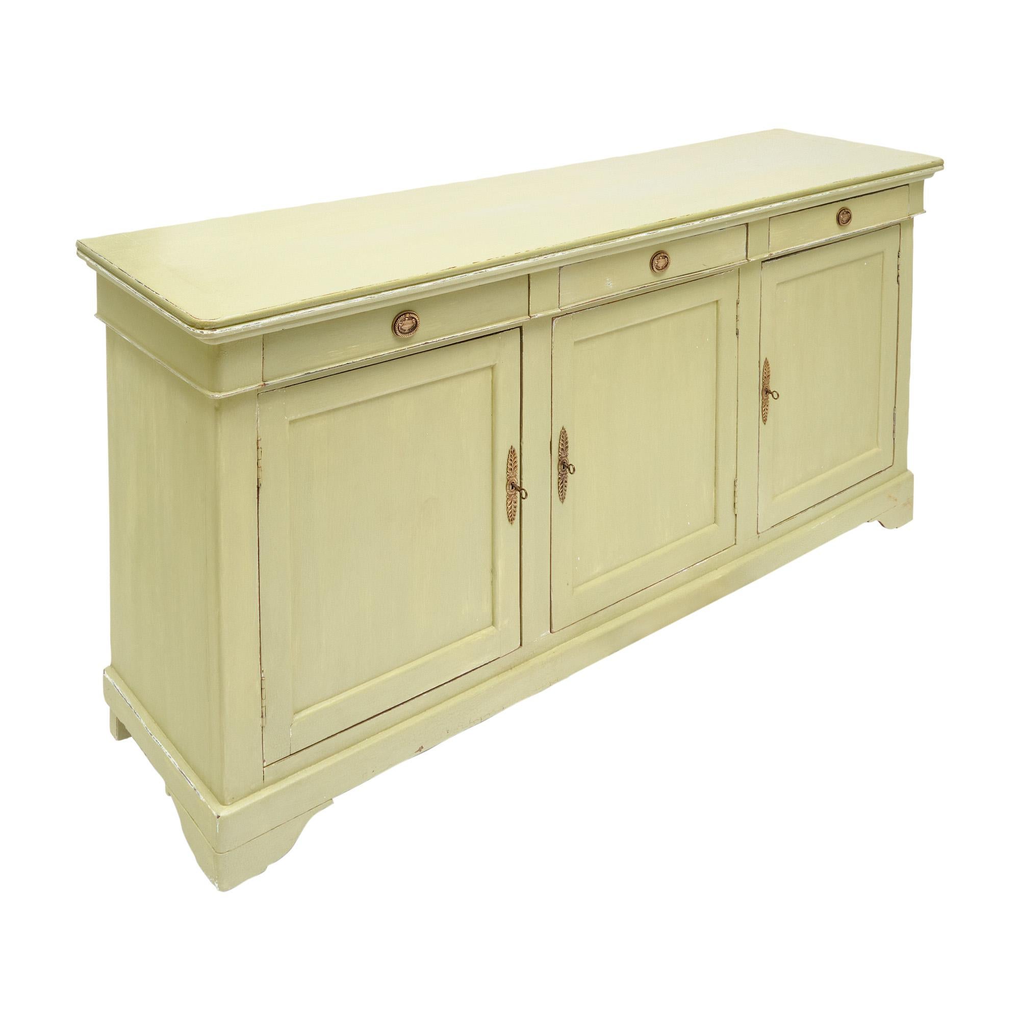 Painted 19th Century French Buffet For Sale