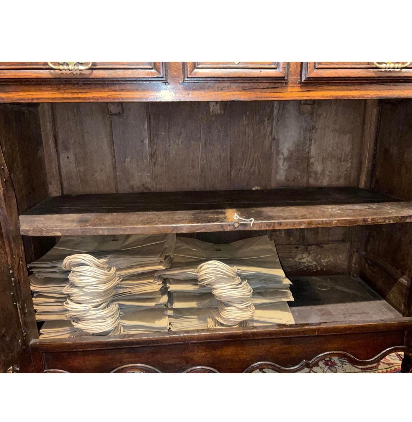 Hardwood 19th Century French Buffet For Sale