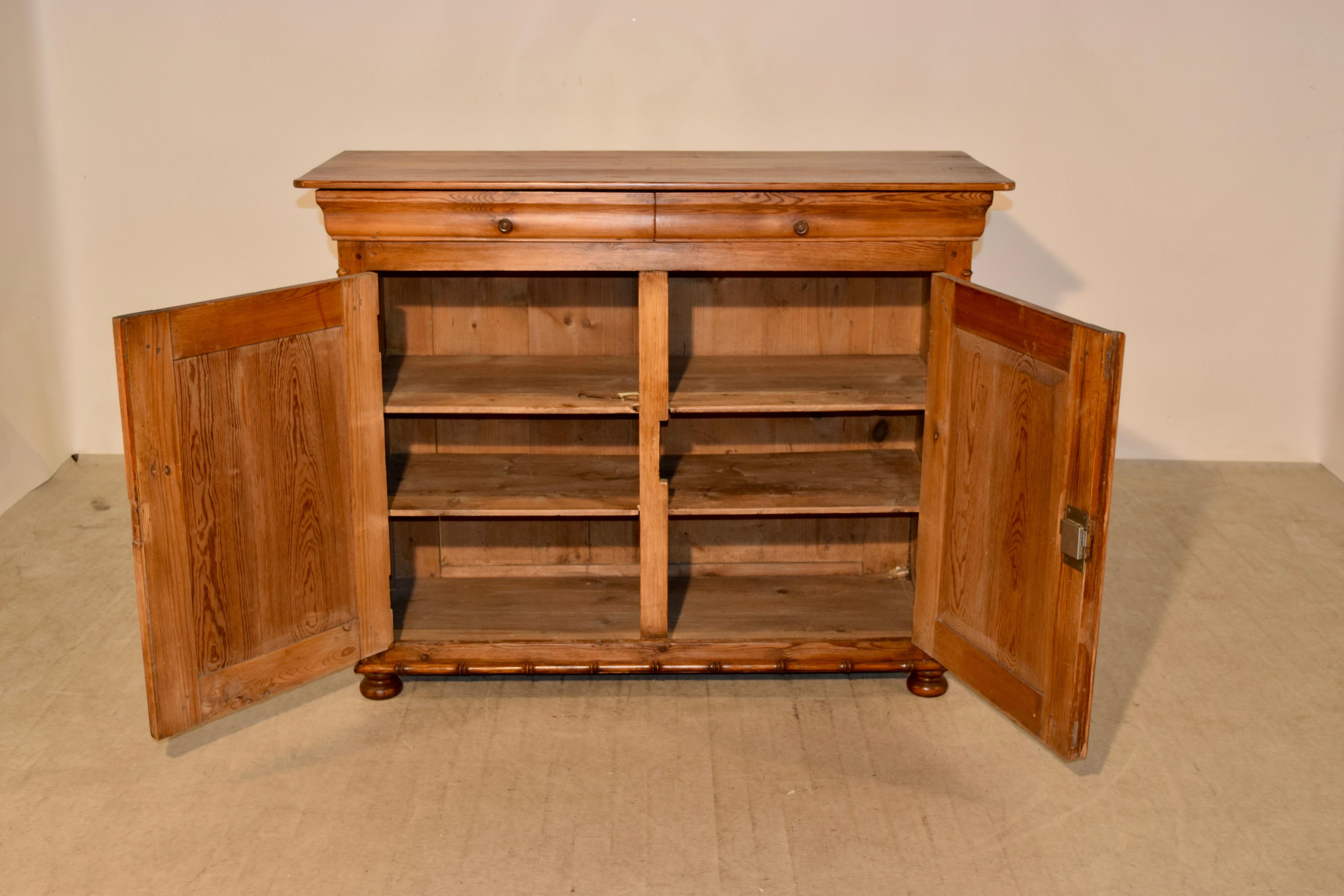 Pine 19th Century French Buffet