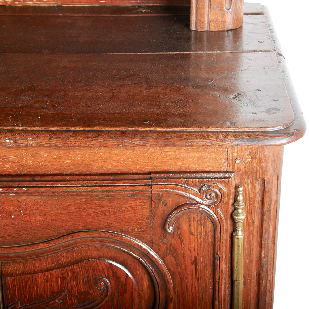 19th Century French Buffet or Open Dresser In Good Condition In Vancouver, British Columbia
