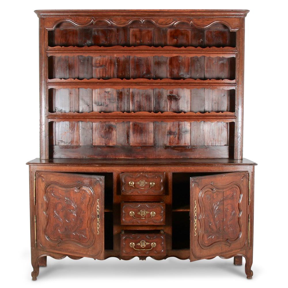 19th Century French Buffet or Open Dresser 1