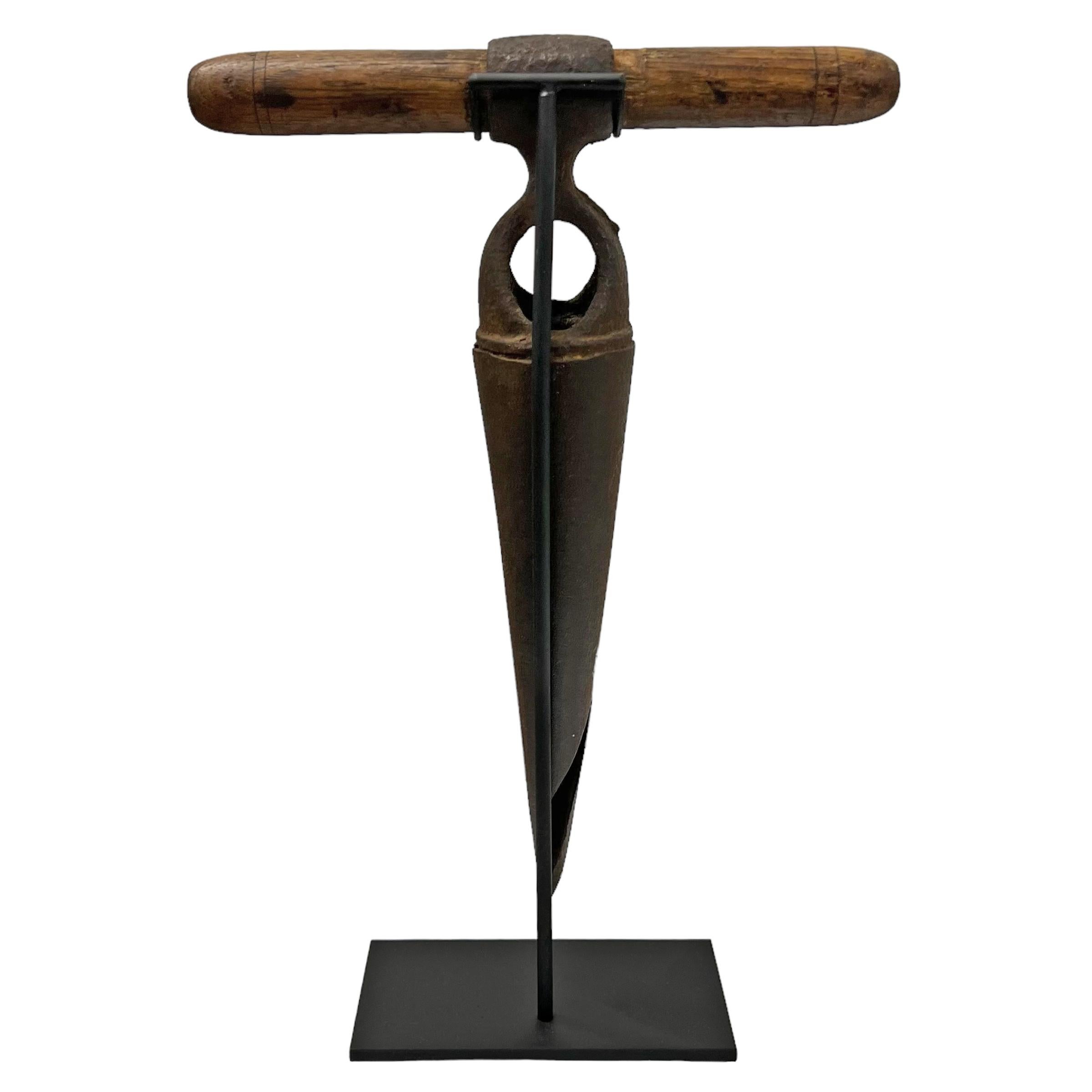19th Century French Bung Borer on Custom Mount 5