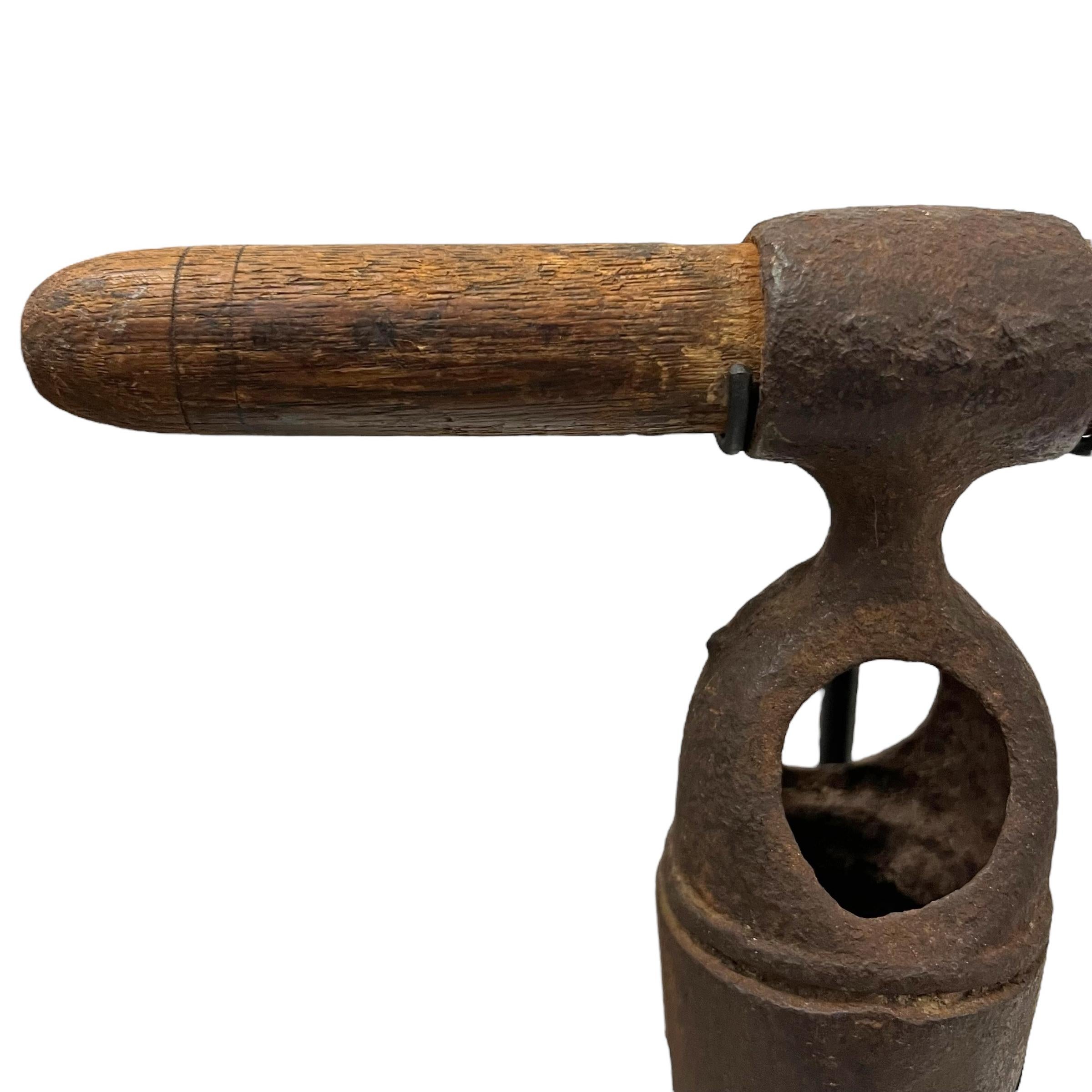 19th Century French Bung Borer on Custom Mount 1