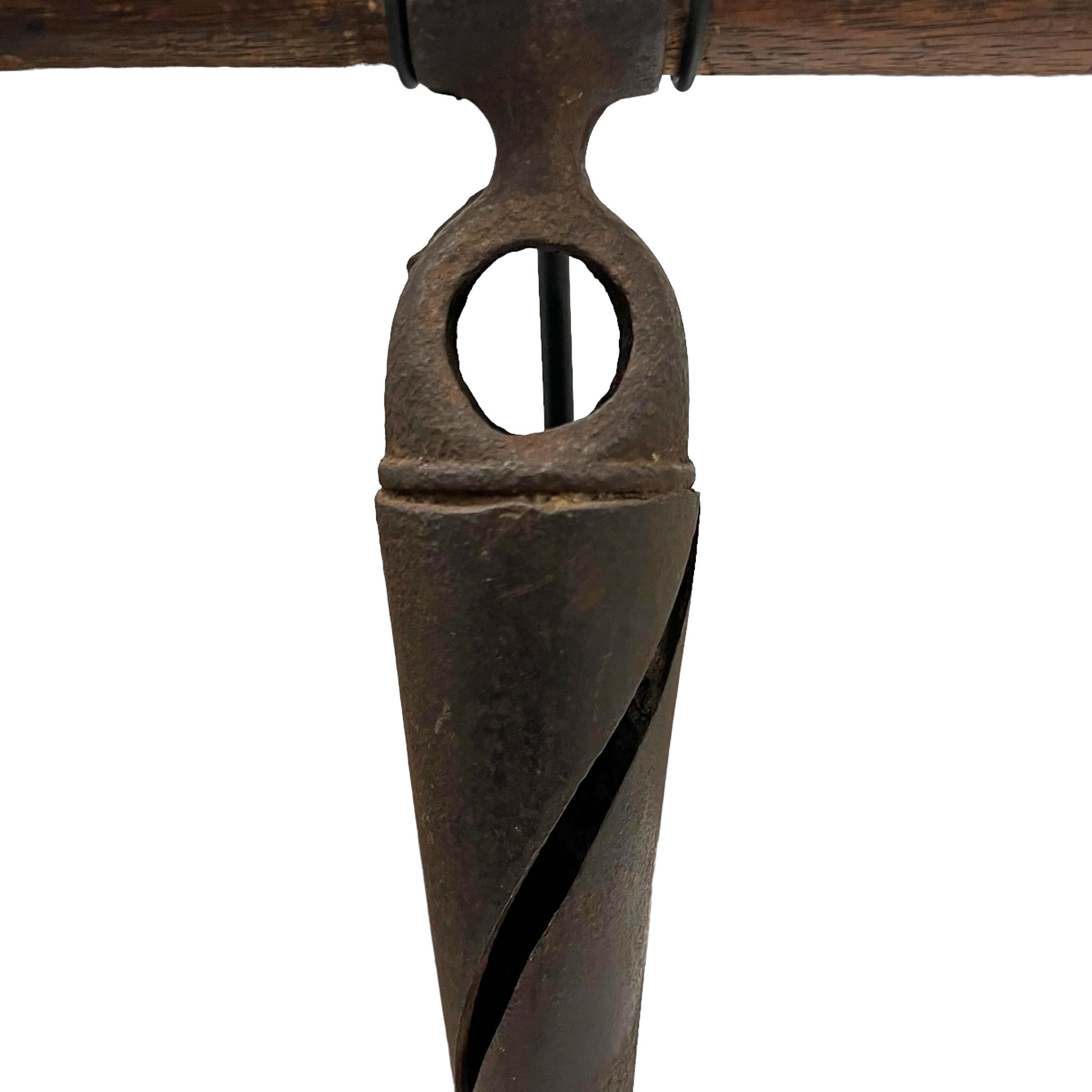 19th Century French Bung Borer on Custom Mount 2