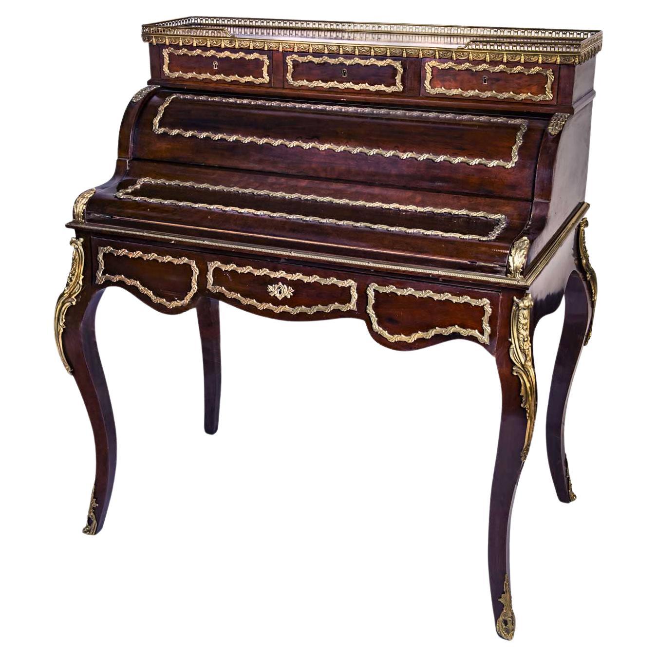 Französischer Bureau de Dame Napoleon III.-Schreibtisch für Damen aus dem 19. Jahrhundert