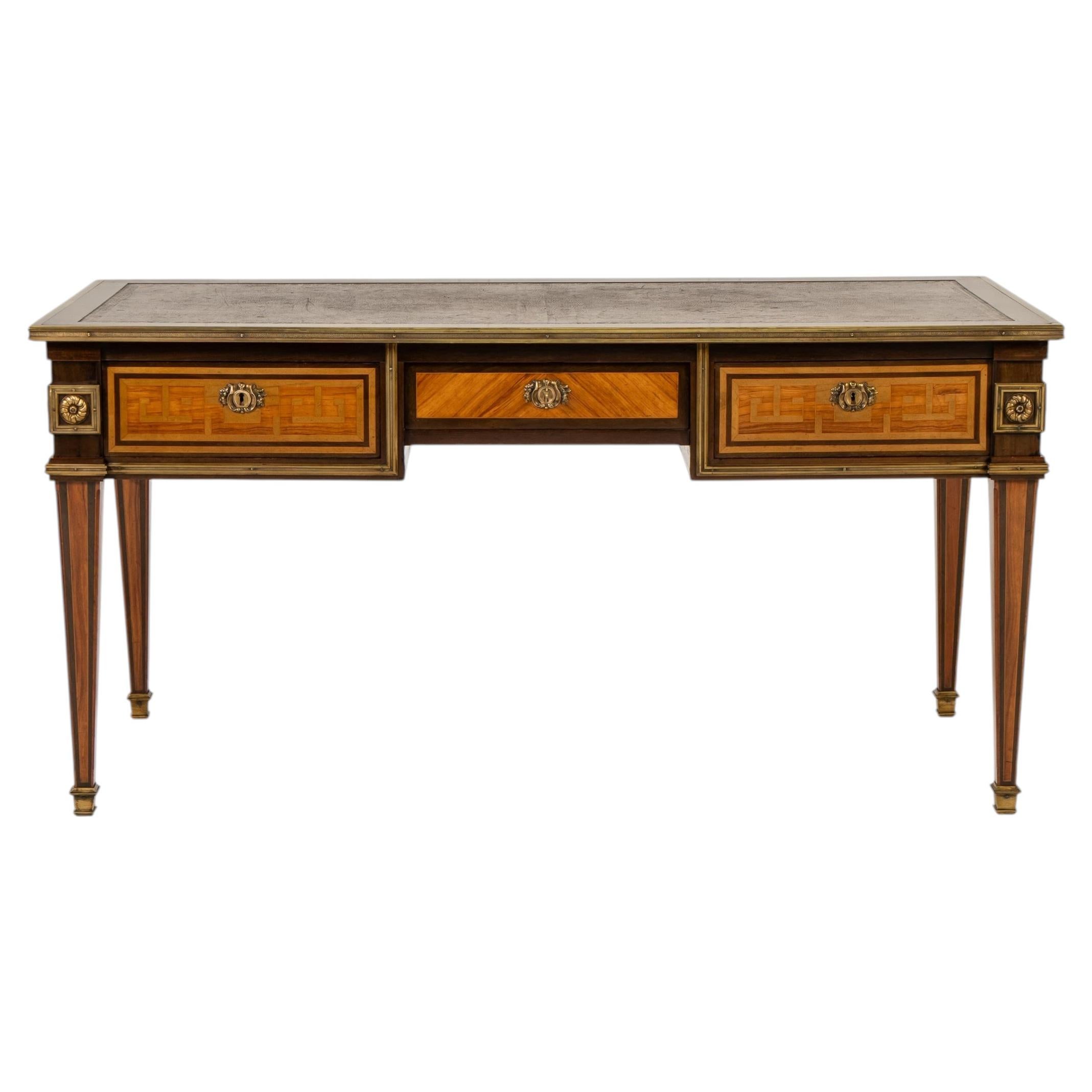 19th Century French Bureau Plat For Sale