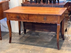 19. Jahrhundert Französisch Bureau Plat mit ausziehbarem Schieber