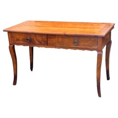 19. Jahrhundert Französisch Bureau Plat mit ausziehbarem Schieber