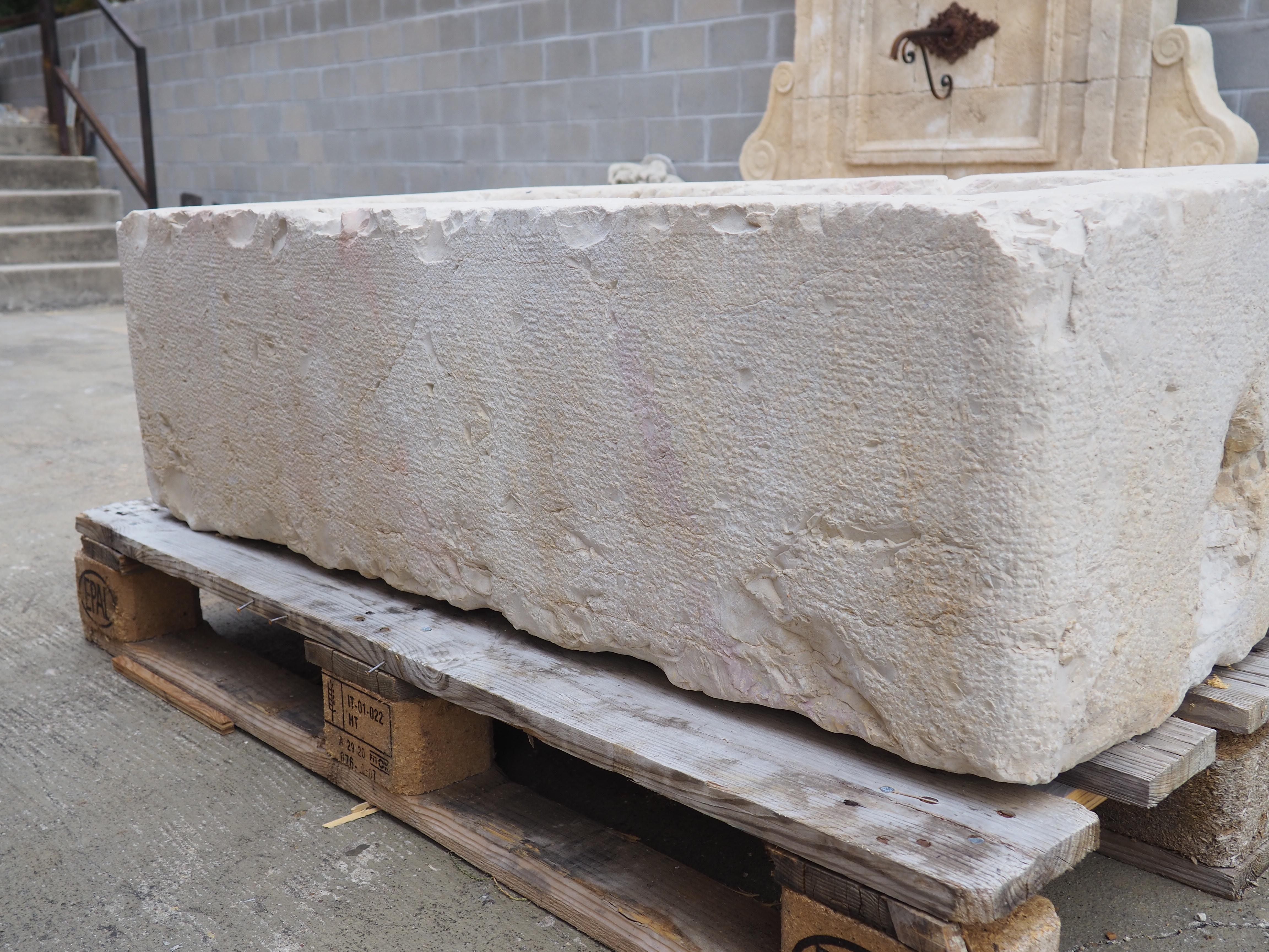 Stone troughs have been used to water livestock in rural Europe for many centuries so it’s often difficult to date them. However, it is known that they were replaced by cast iron models in the mid-19th century, placing the creation of this stone