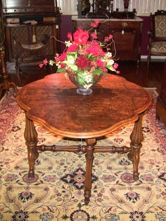 19th Century English Burl Walnut Sutherland Table
