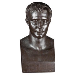 Buste de Napoléon Bonaparte du 19ème siècle, d'après un modèle d'Antonio Canova