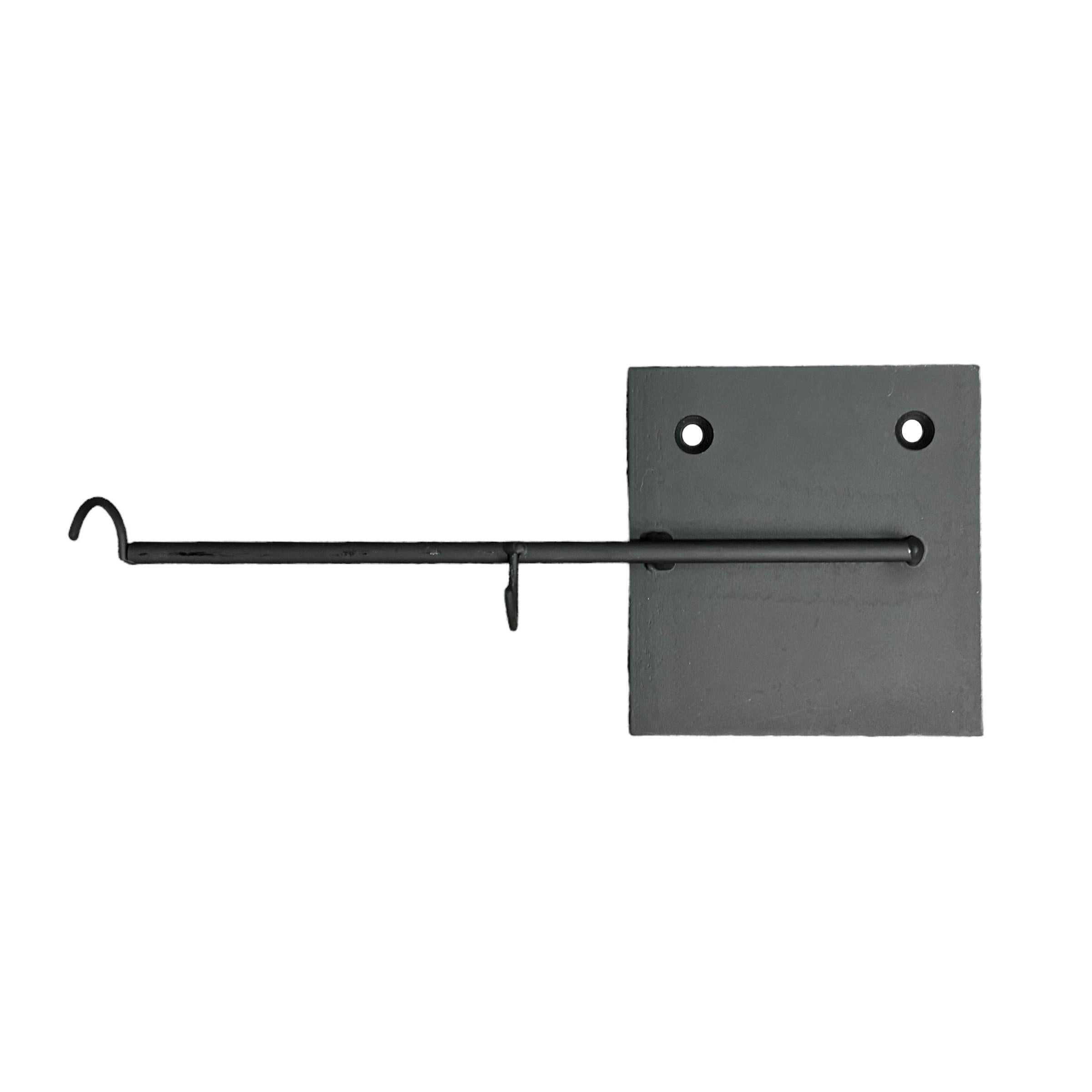 19th Century French Butcher's Cleaver on Custom Wall Mount For Sale 4