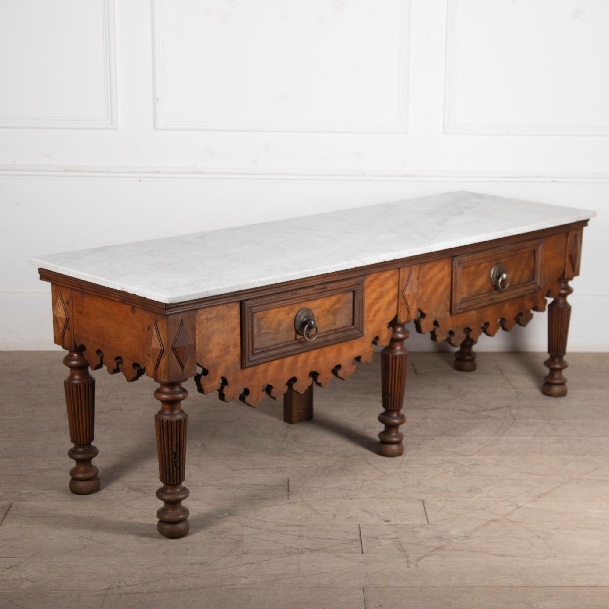 19th Century French Butchers Table In Good Condition In Gloucestershire, GB